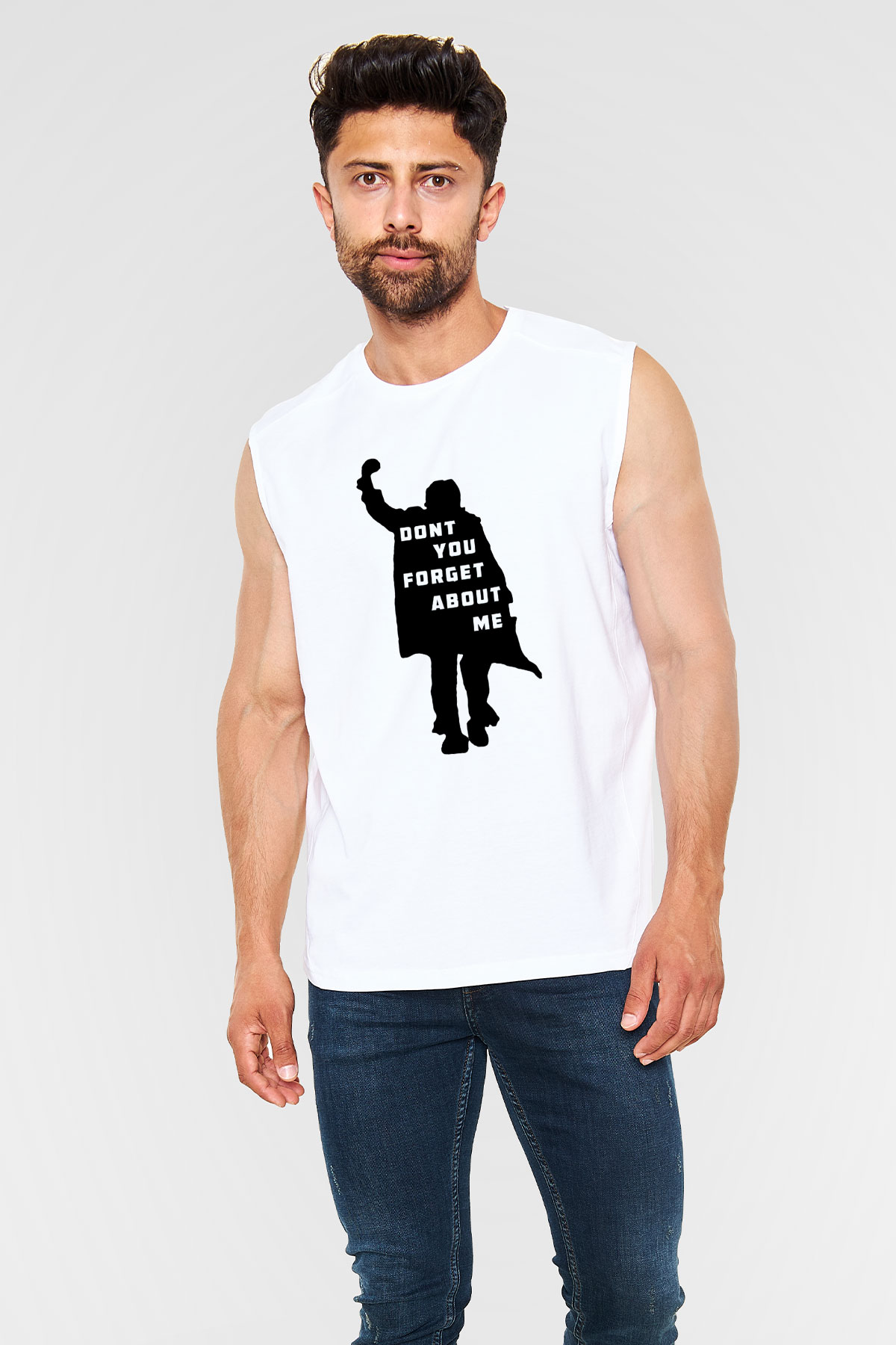 Breakfast Club Beyaz Unisex Kolsuz Tişört