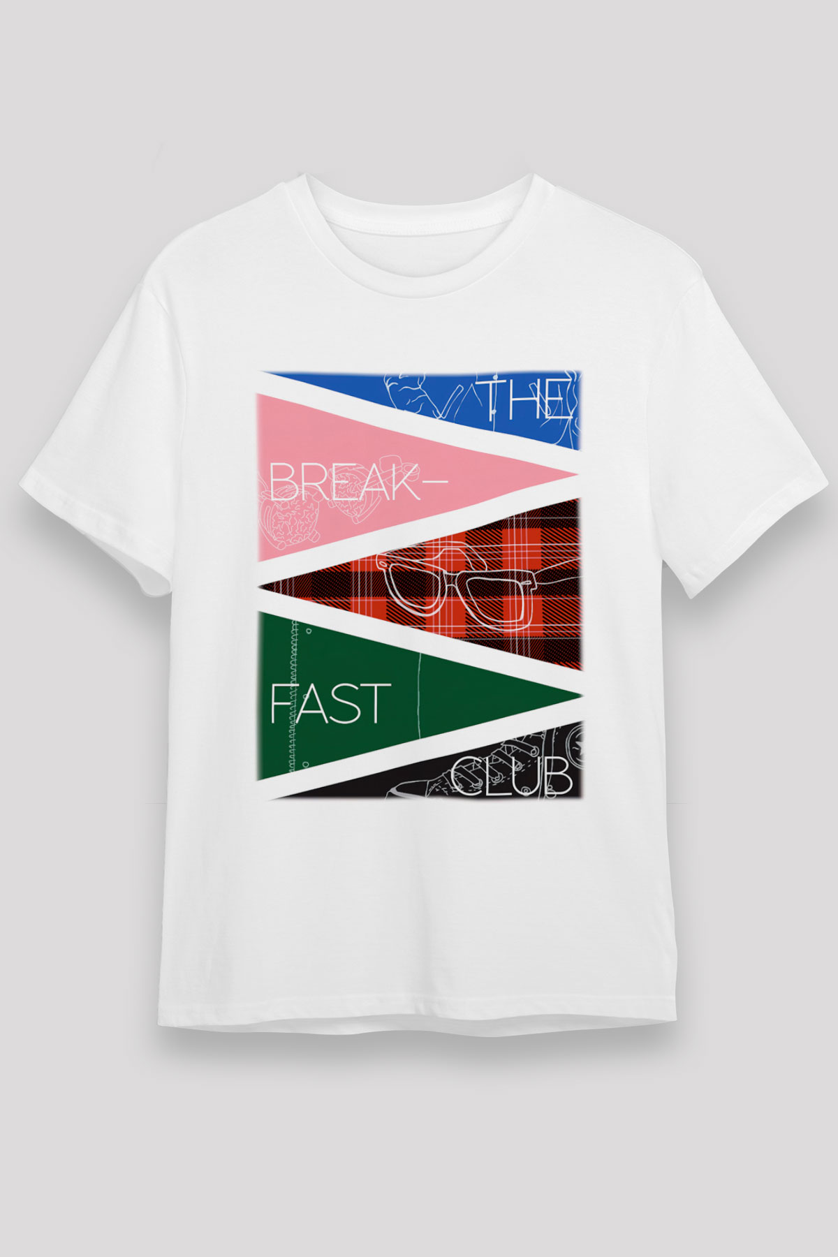 Breakfast Club Beyaz Unisex Tişört
