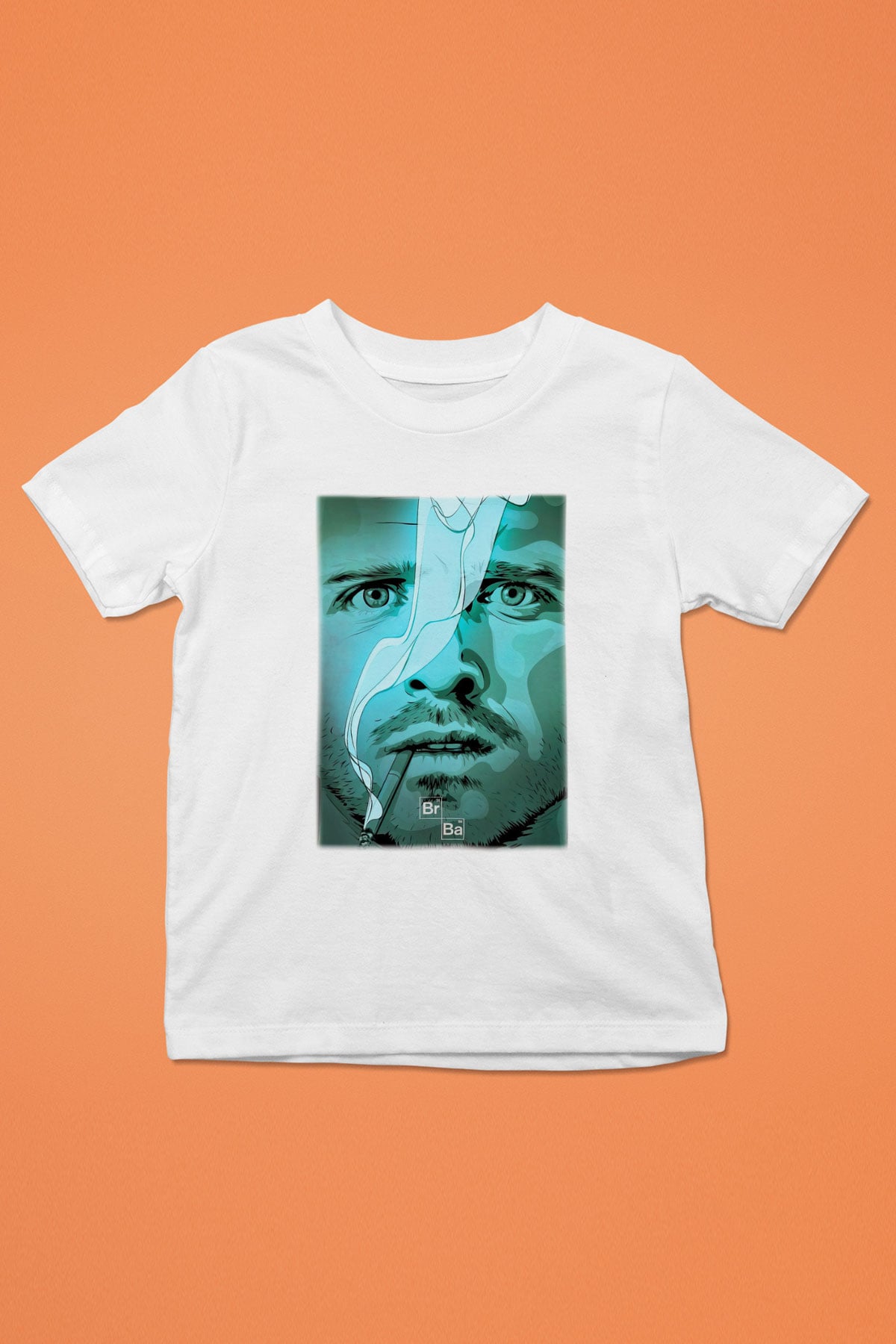 Breaking Bad Heisenberg Baskılı Beyaz Unisex Çocuk Tişört