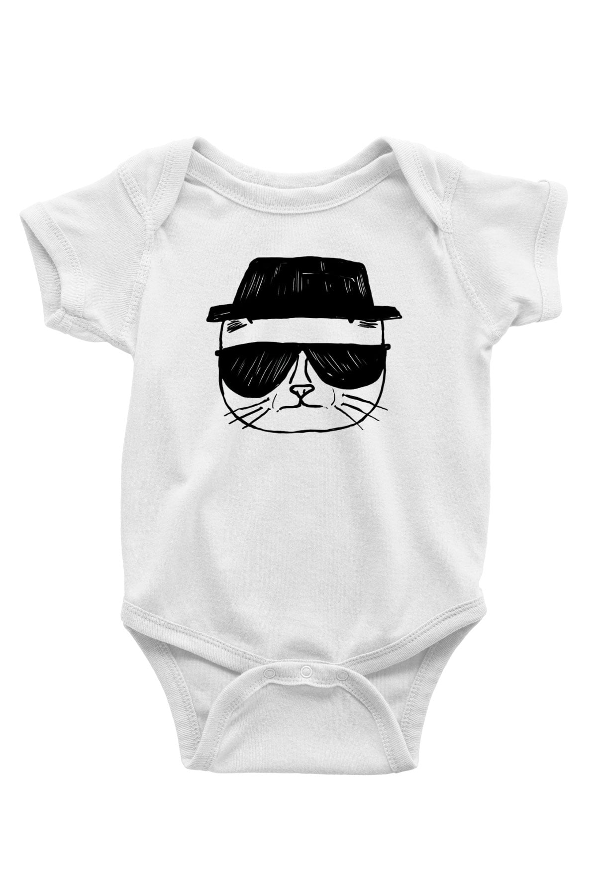 Breaking Bad Heisenberg Baskılı Beyaz Unisex Bebek Body - Zıbın