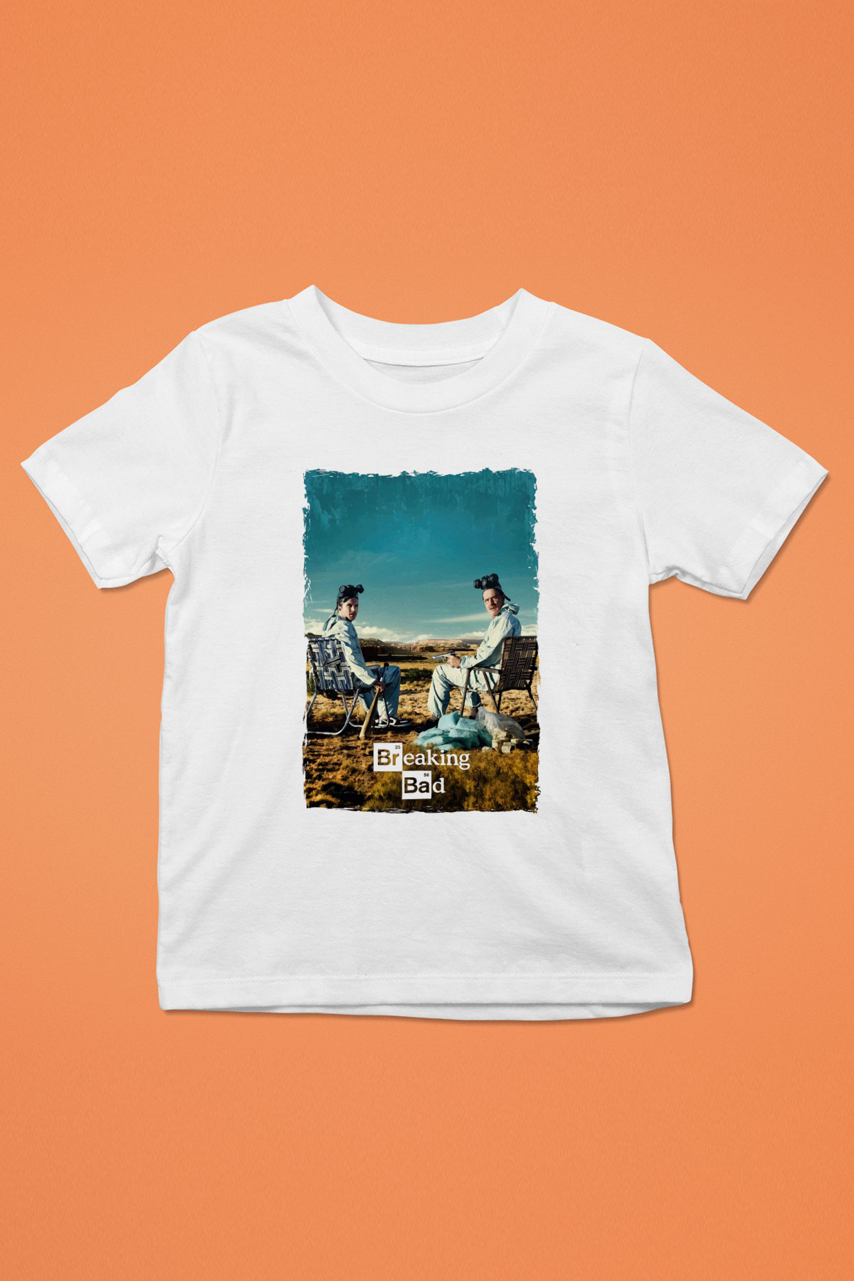 Breaking Bad Heisenberg Beyaz Unisex Çocuk Tişört