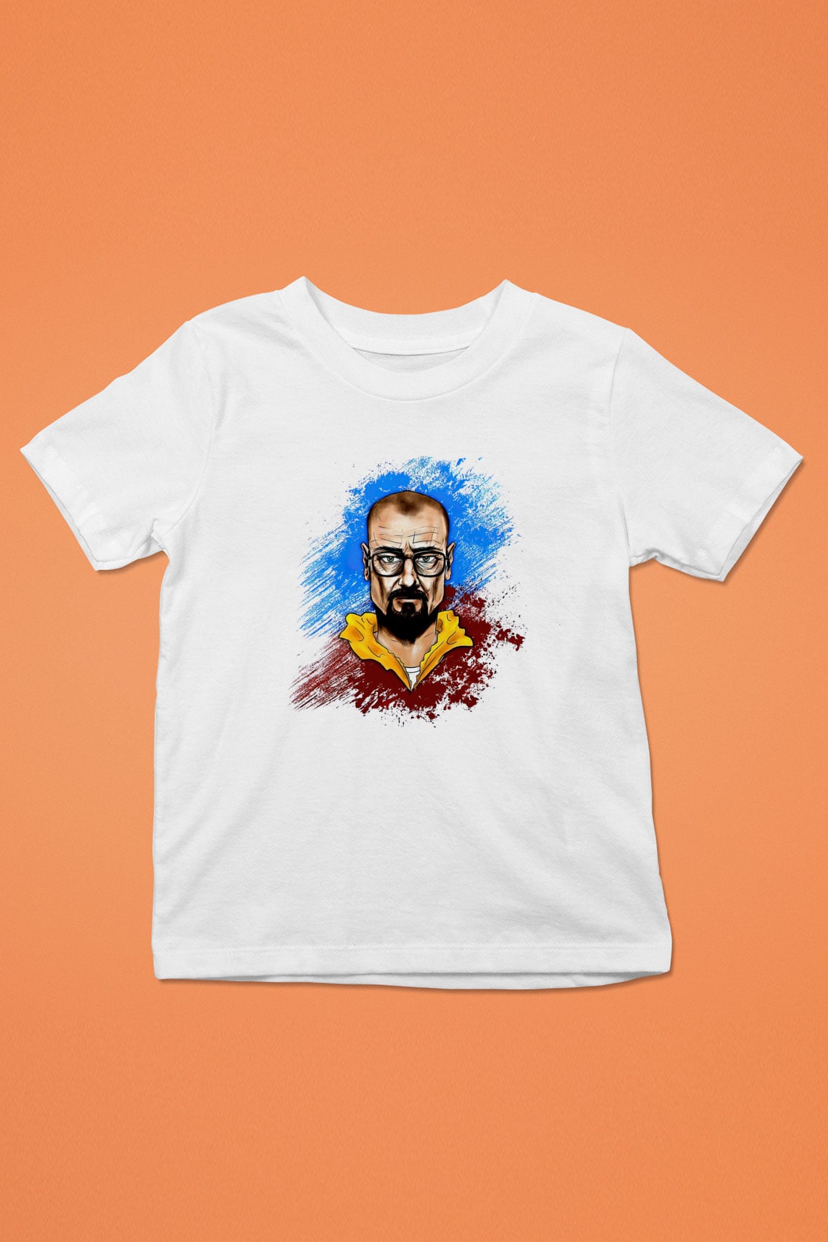 Breaking Bad Heisenberg Beyaz Unisex Çocuk Tişört