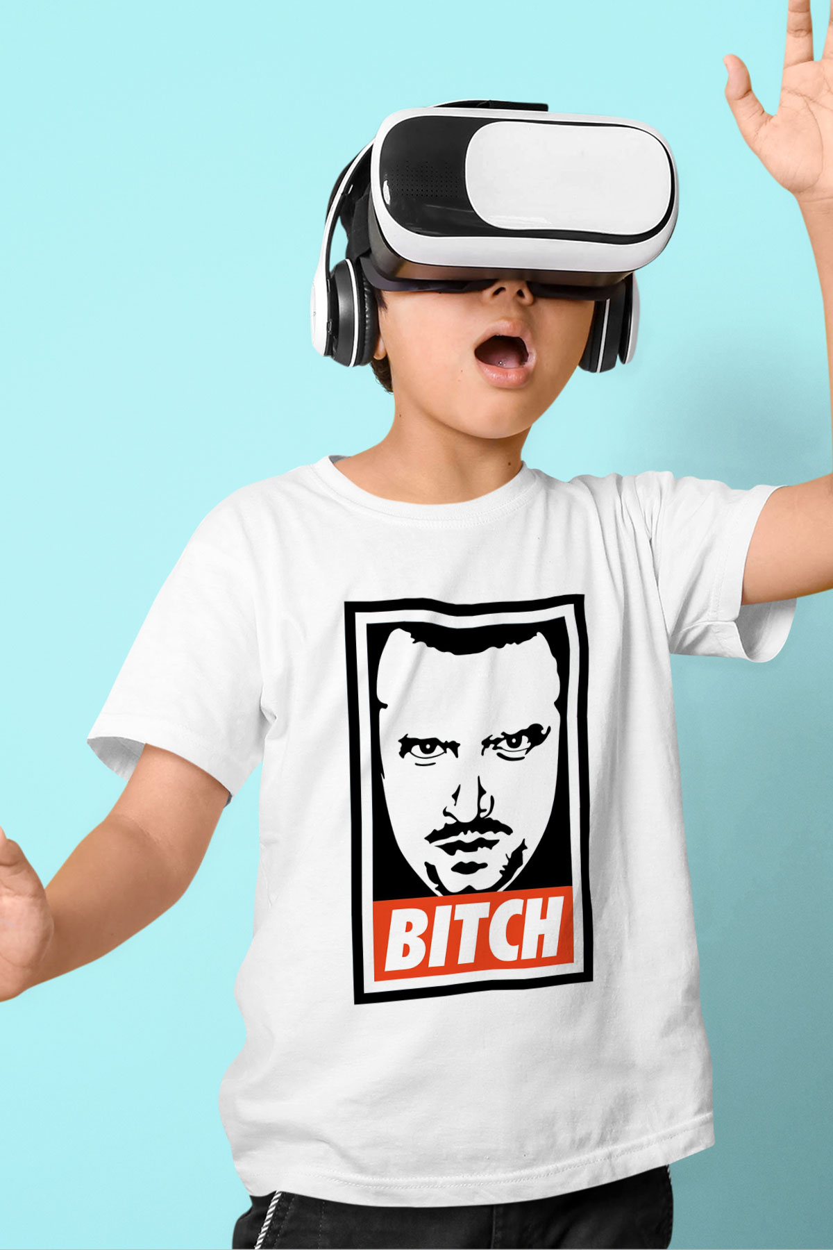 Breaking Bad Heisenberg Beyaz Unisex Çocuk Tişört