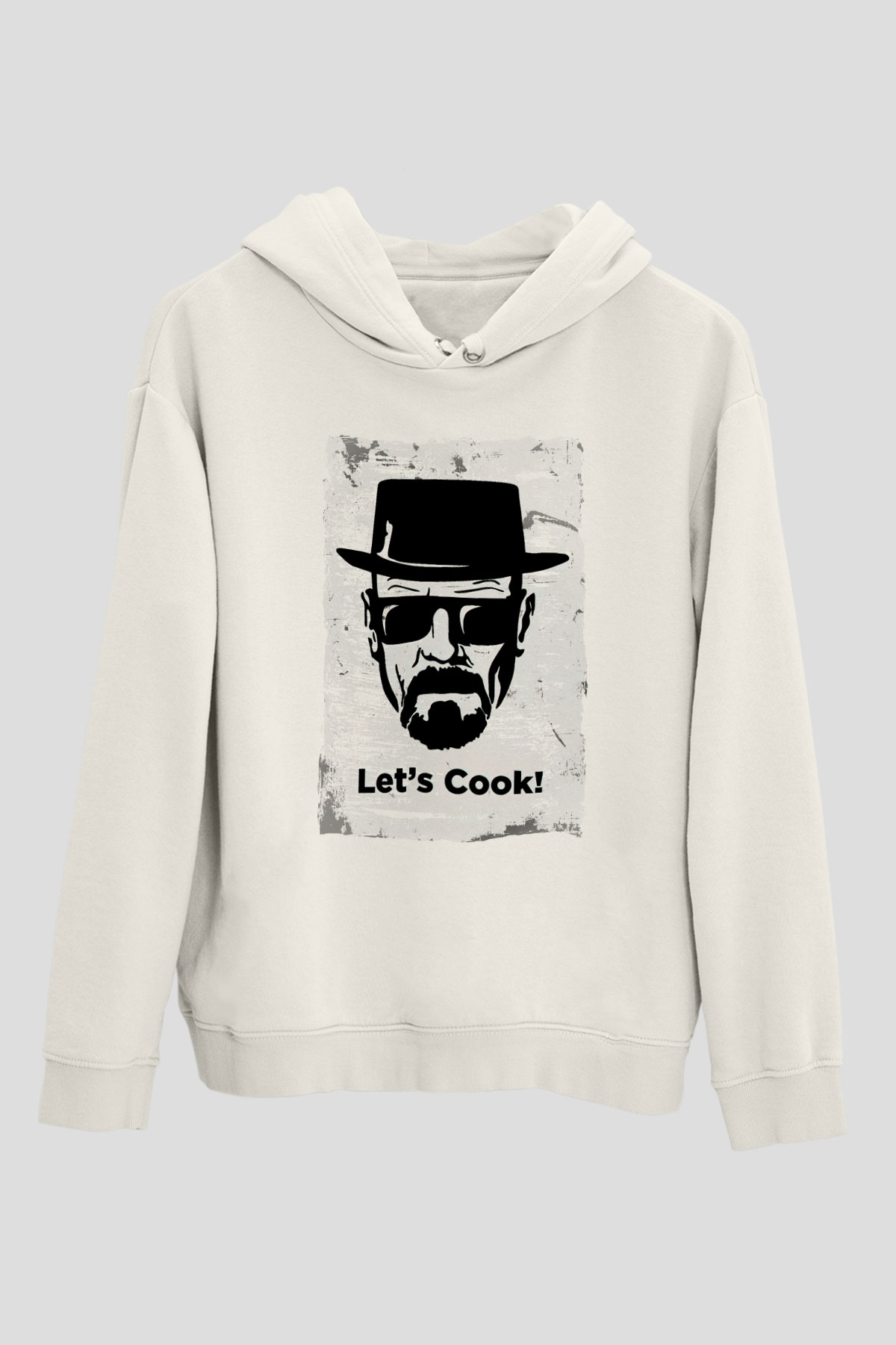 Breaking Bad Heisenberg Beyaz Unisex Hoodie