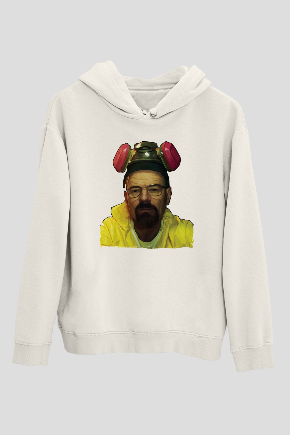 Breaking Bad Heisenberg Beyaz Unisex Hoodie