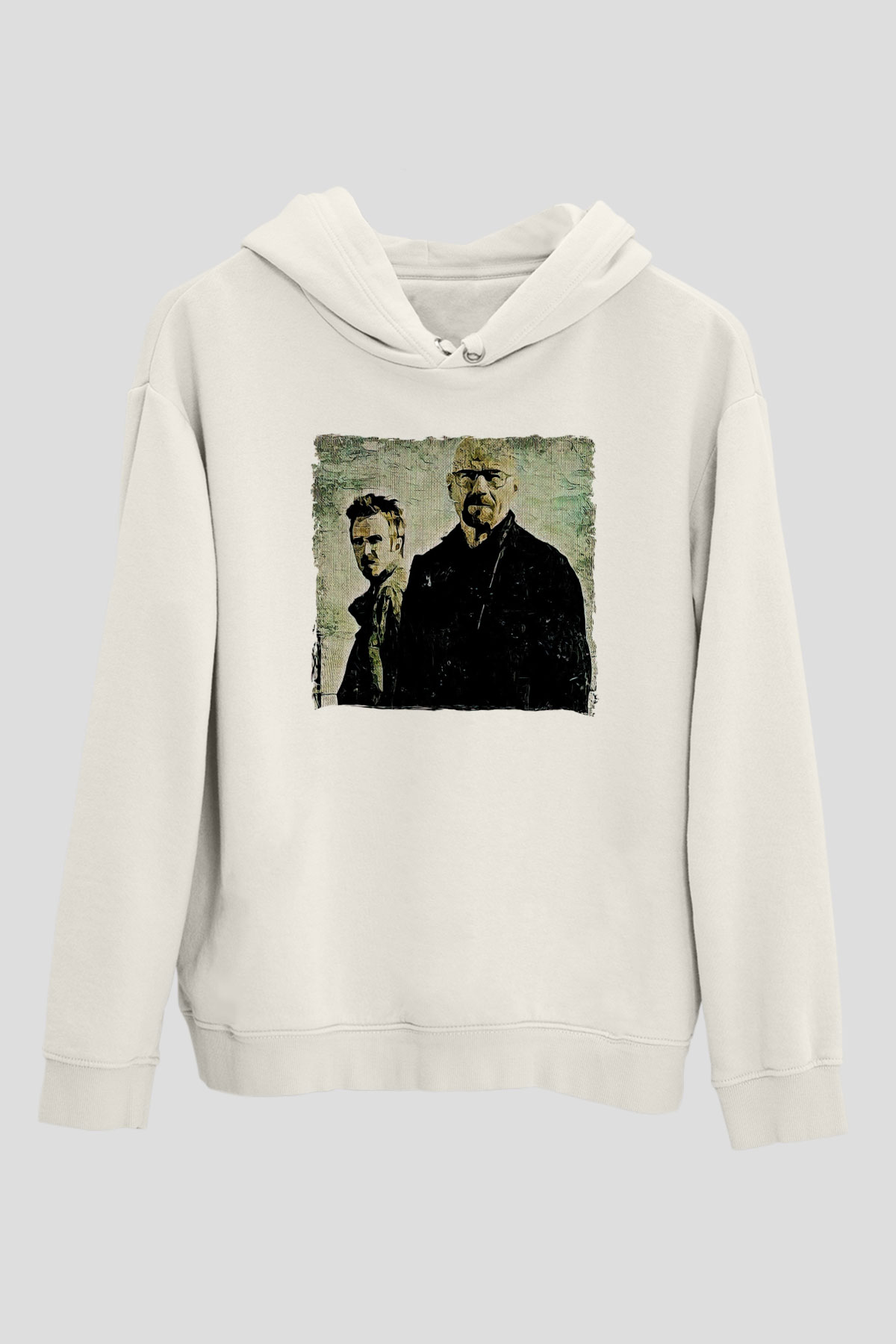 Breaking Bad Heisenberg Beyaz Unisex Hoodie