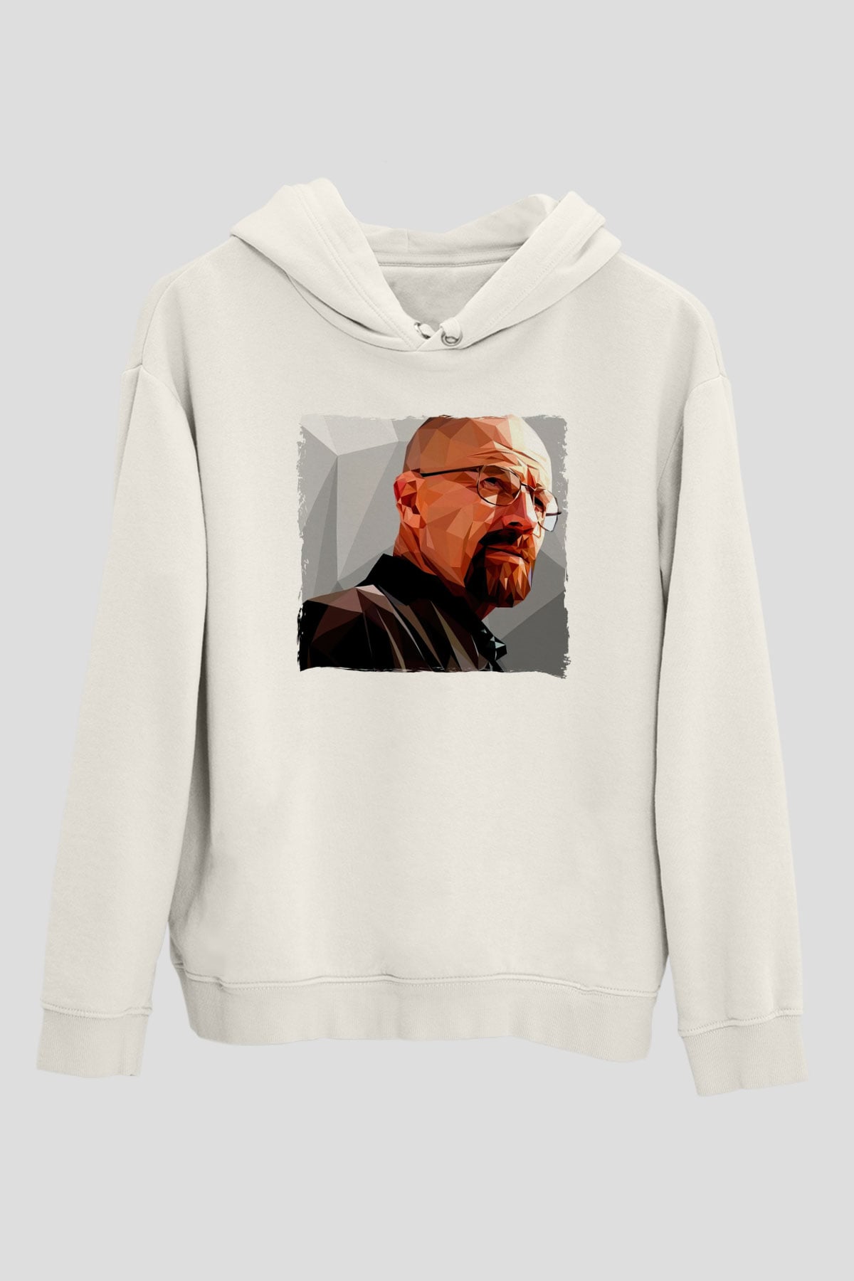 Breaking Bad Heisenberg Beyaz Unisex Hoodie