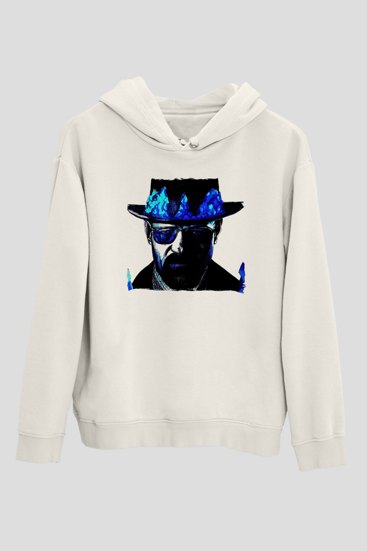 Breaking Bad Heisenberg Beyaz Unisex Hoodie