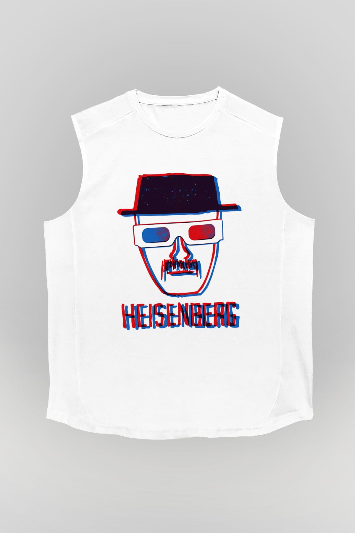 Breaking Bad Heisenberg Beyaz Unisex Kolsuz Tişört
