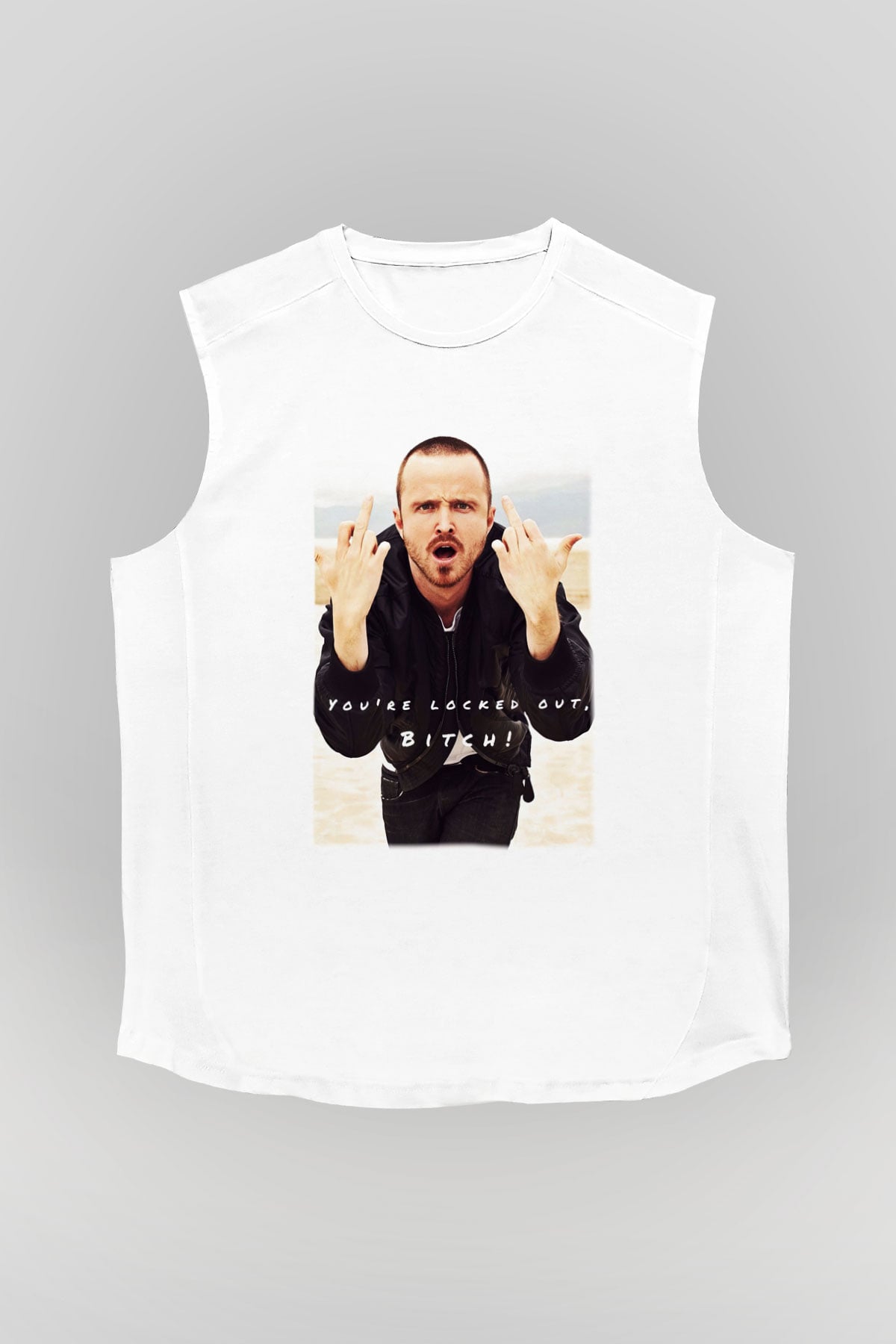 Breaking Bad Heisenberg Beyaz Unisex Kolsuz Tişört