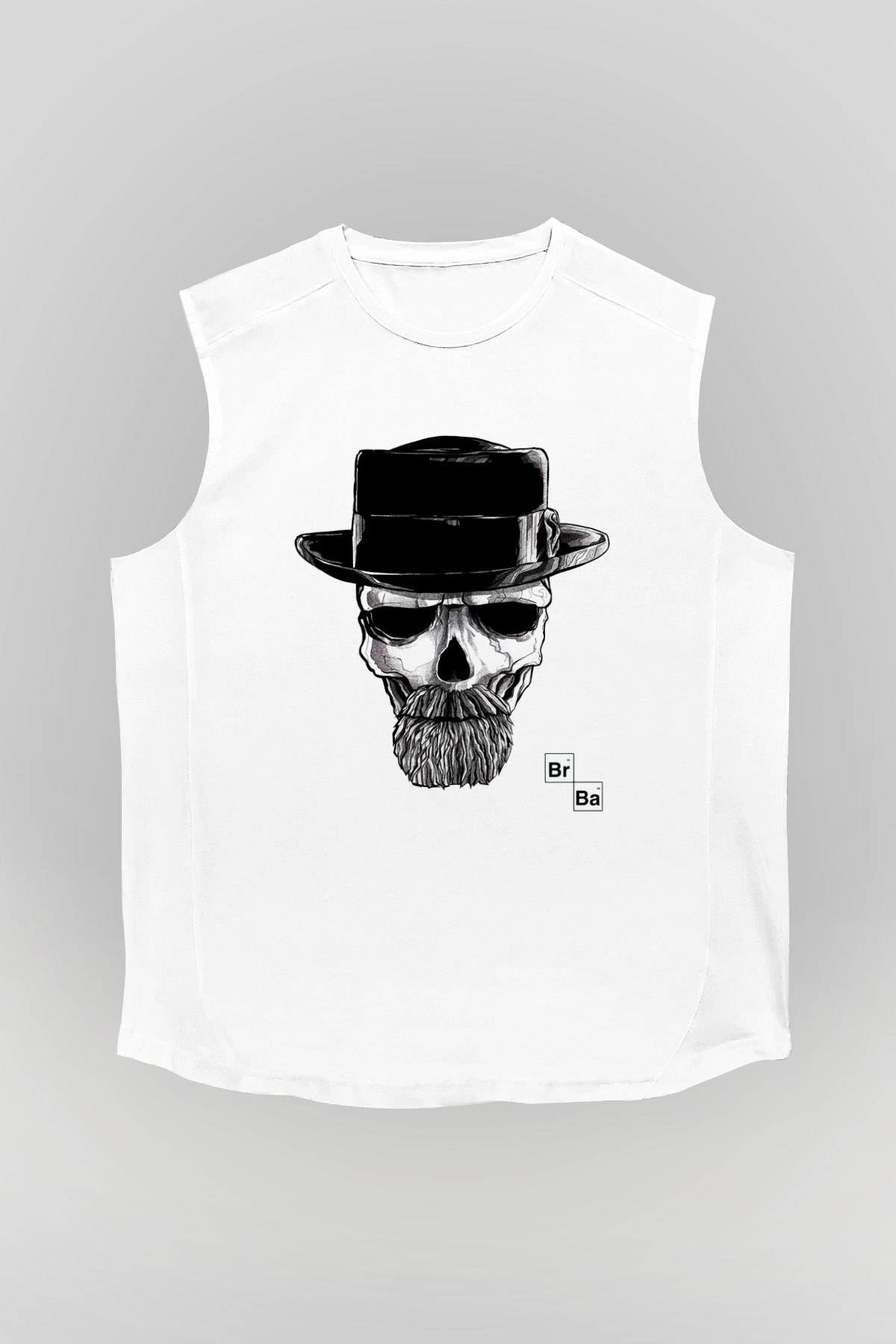 Breaking Bad Heisenberg Beyaz Unisex Kolsuz Tişört