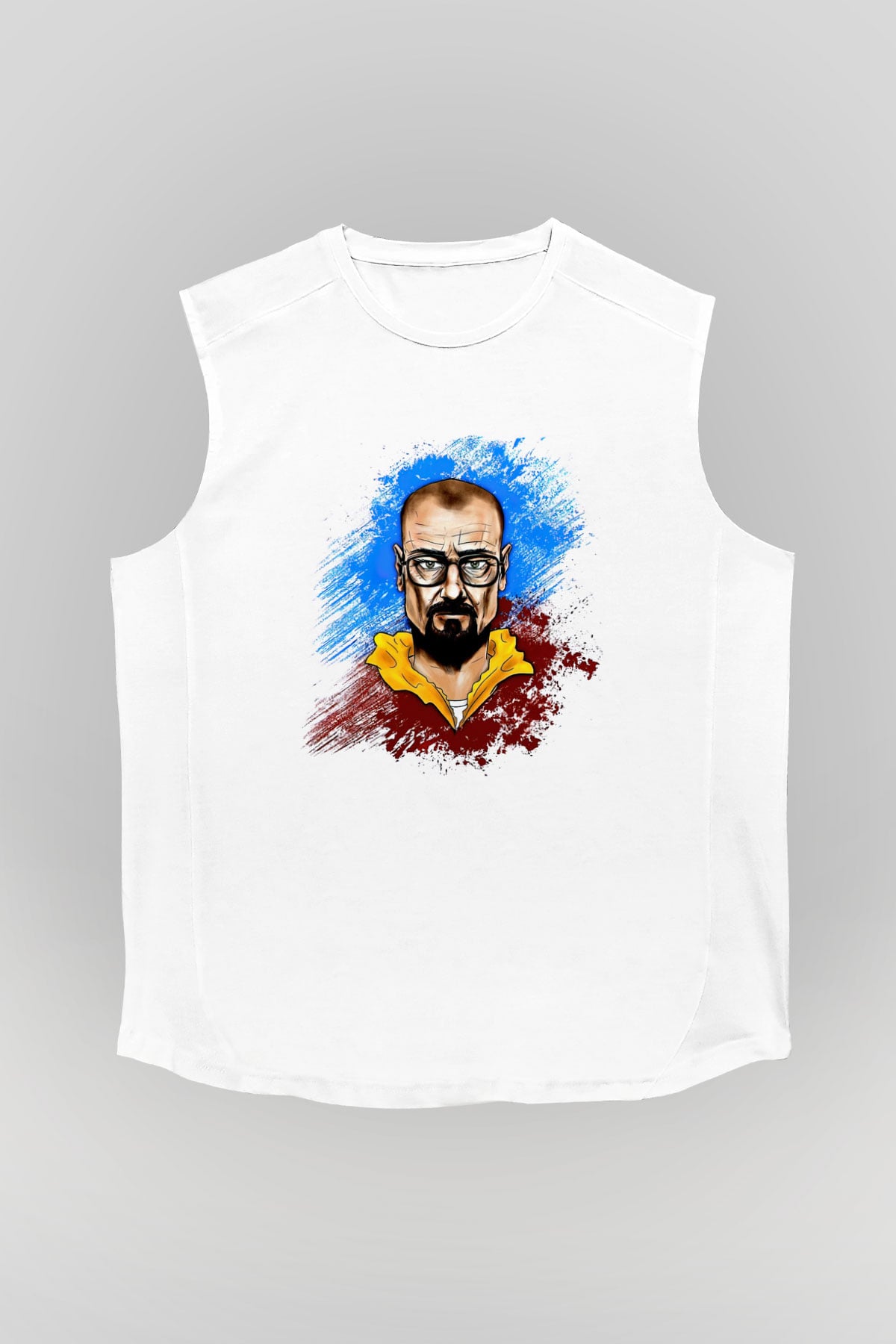 Breaking Bad Heisenberg Beyaz Unisex Kolsuz Tişört