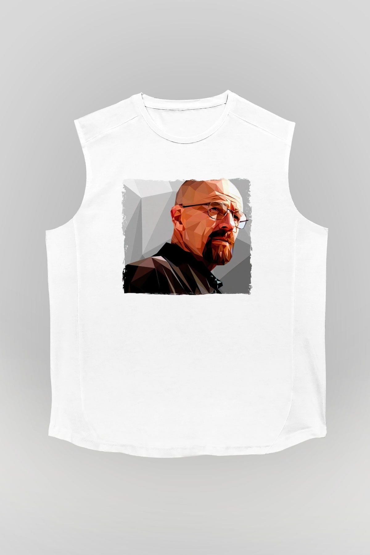 Breaking Bad Heisenberg Beyaz Unisex Kolsuz Tişört