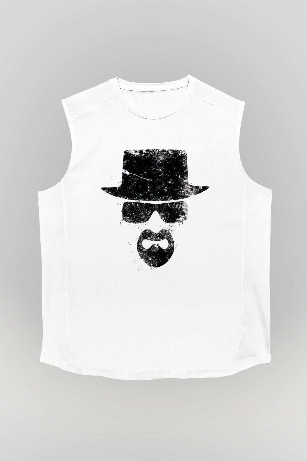 Breaking Bad Heisenberg Beyaz Unisex Kolsuz Tişört