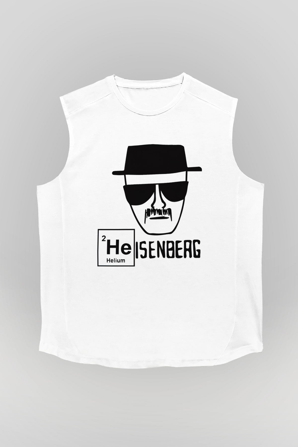 Breaking Bad Heisenberg Beyaz Unisex Kolsuz Tişört