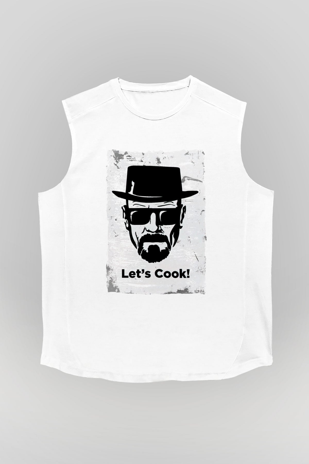 Breaking Bad Heisenberg Beyaz Unisex Kolsuz Tişört