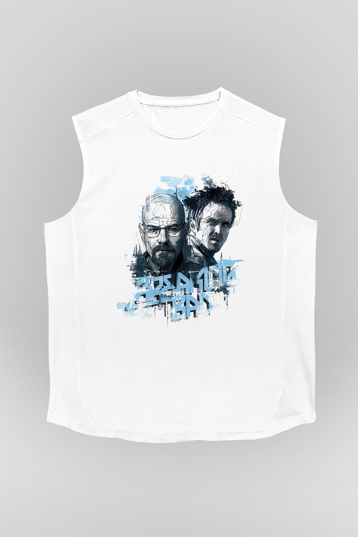 Breaking Bad Heisenberg Beyaz Unisex Kolsuz Tişört