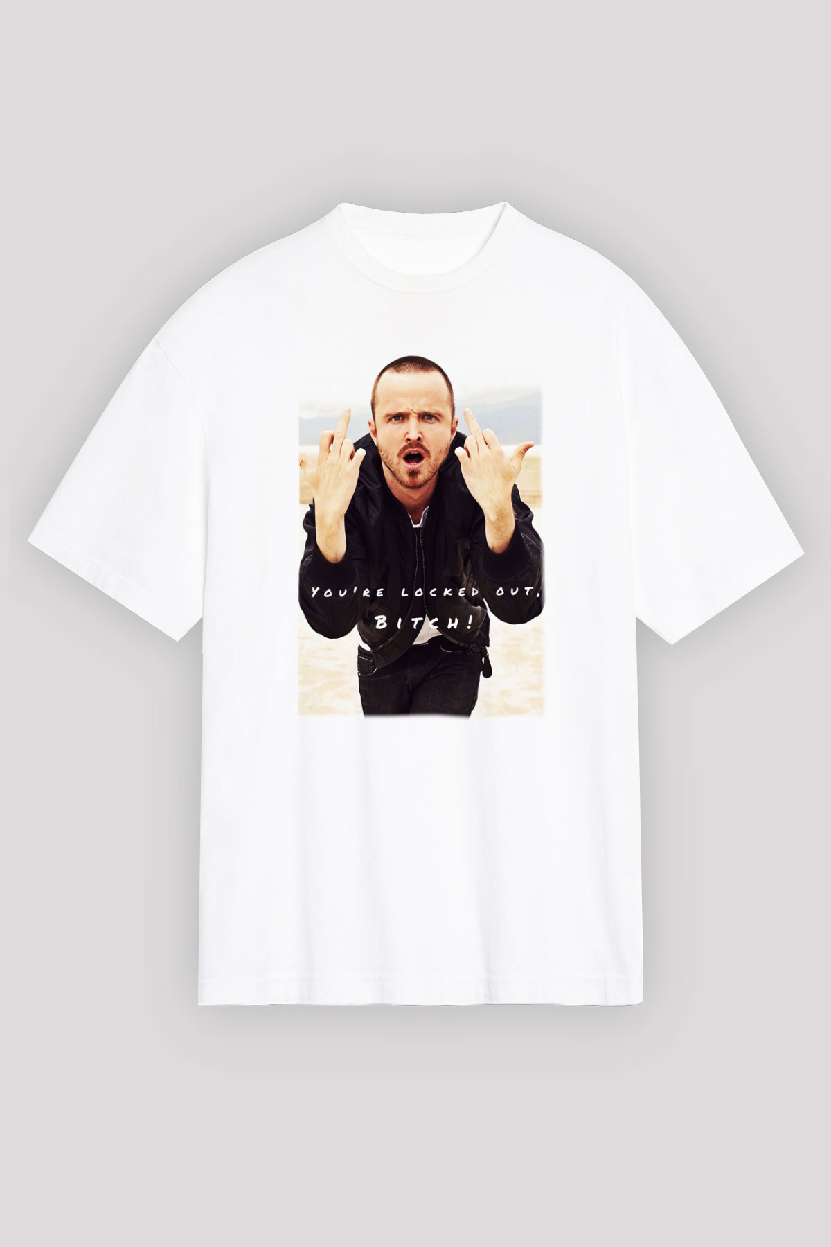 Breaking Bad Heisenberg Beyaz Unisex Oversize Tişört T-Shirt