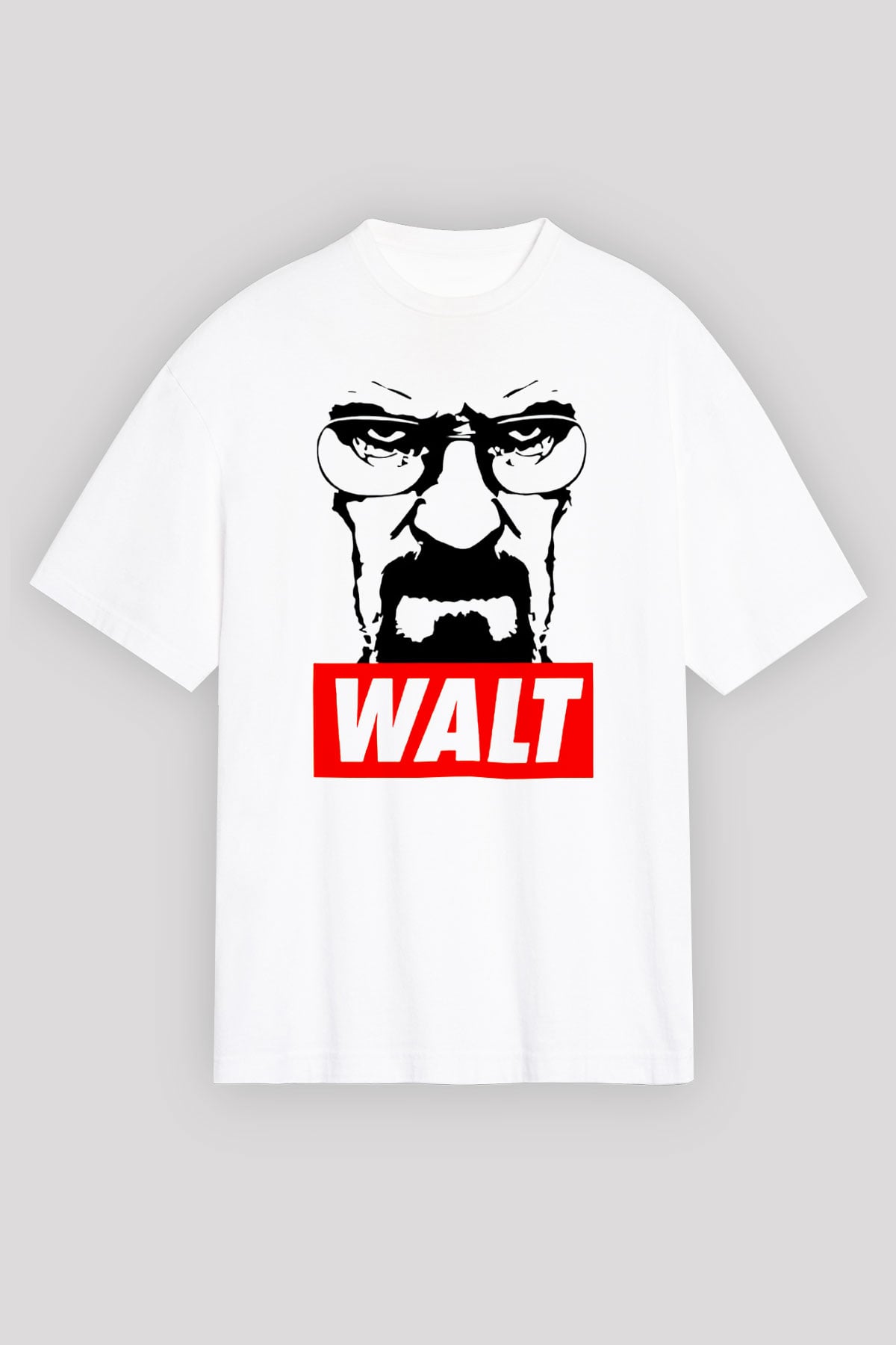 Breaking Bad Heisenberg Beyaz Unisex Oversize Tişört T-Shirt