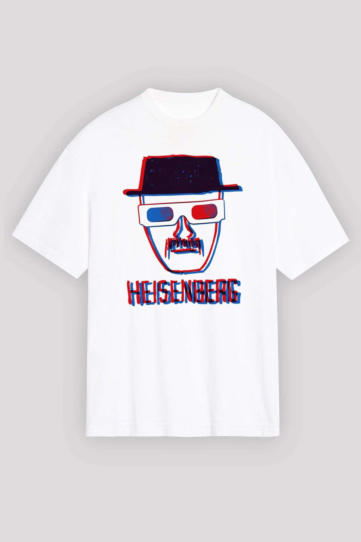 Breaking Bad Heisenberg Beyaz Unisex Oversize Tişört T-Shirt