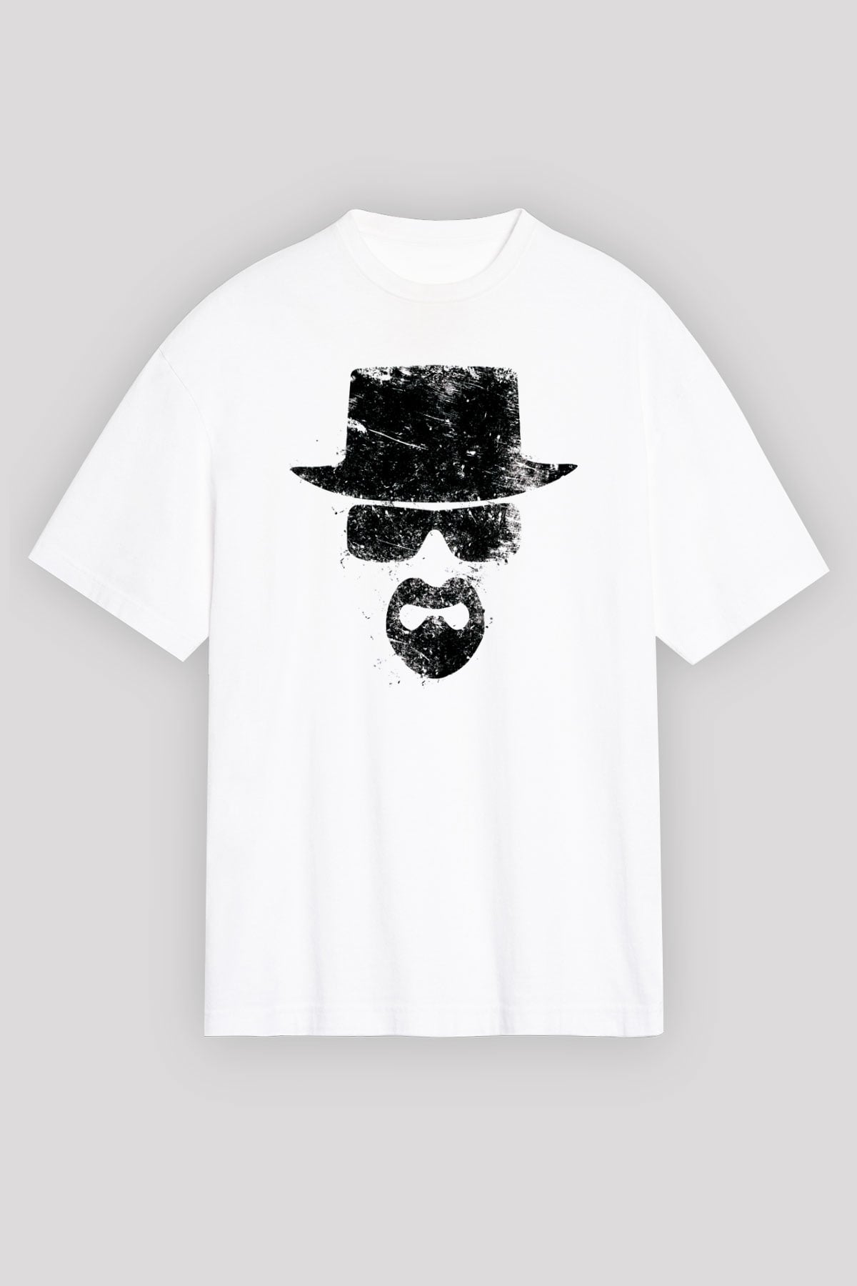 Breaking Bad Heisenberg Beyaz Unisex Oversize Tişört T-Shirt