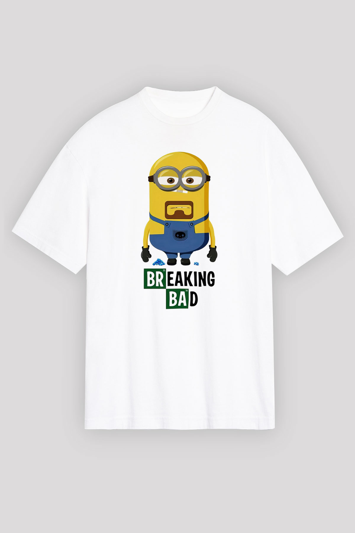 Breaking Bad Heisenberg Beyaz Unisex Oversize Tişört T-Shirt