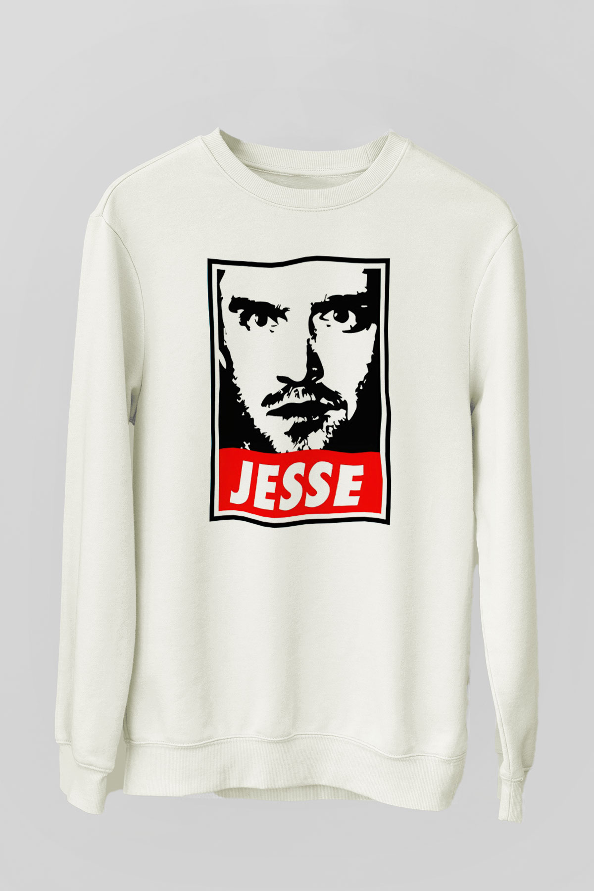 Breaking Bad Heisenberg Beyaz Unisex Sweatshirt