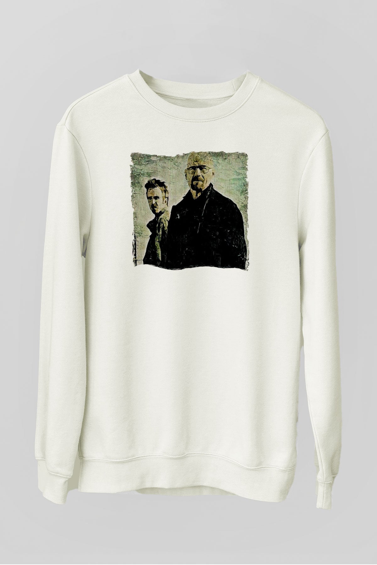 Breaking Bad Heisenberg Beyaz Unisex Sweatshirt