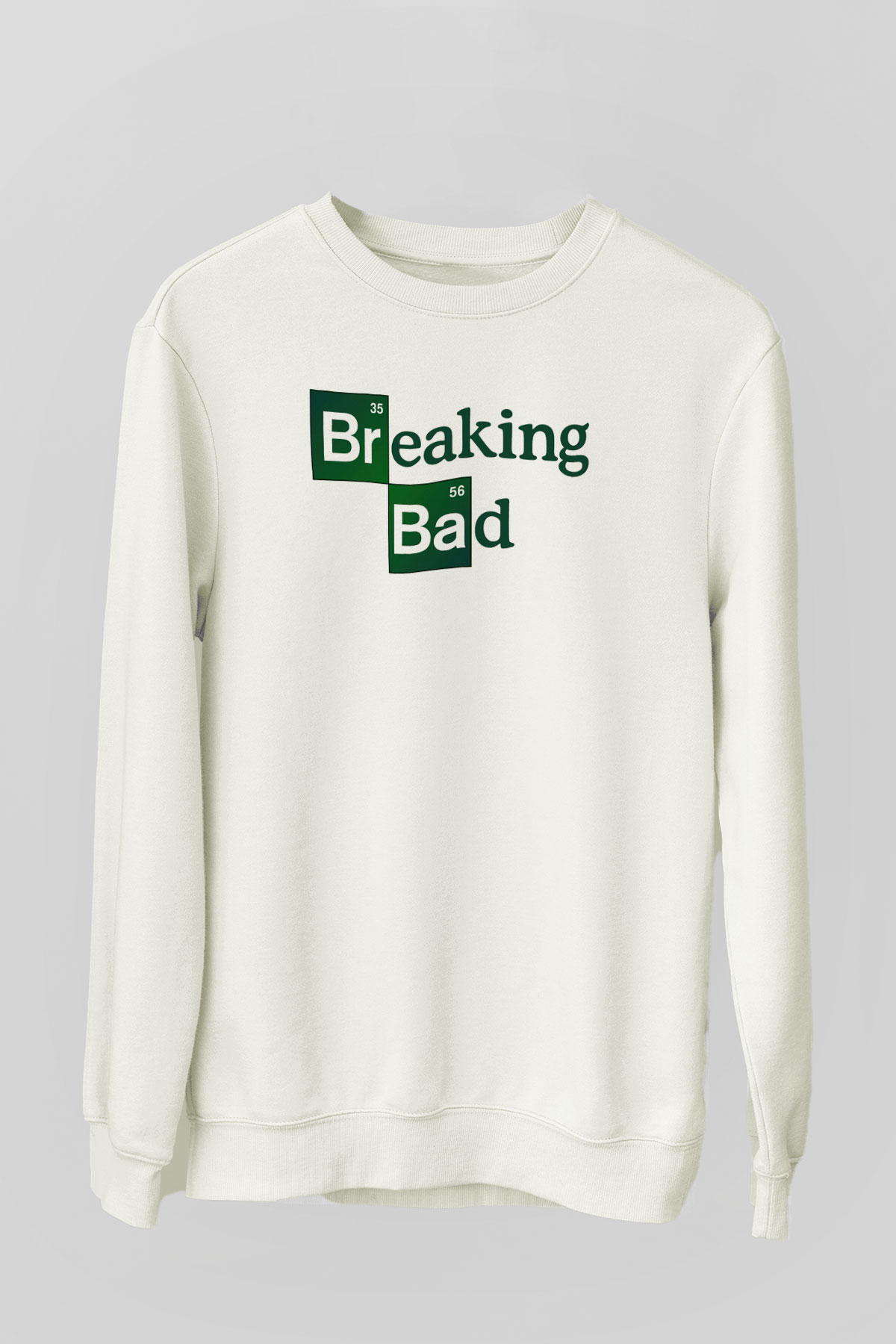 Breaking Bad Heisenberg Beyaz Unisex Sweatshirt