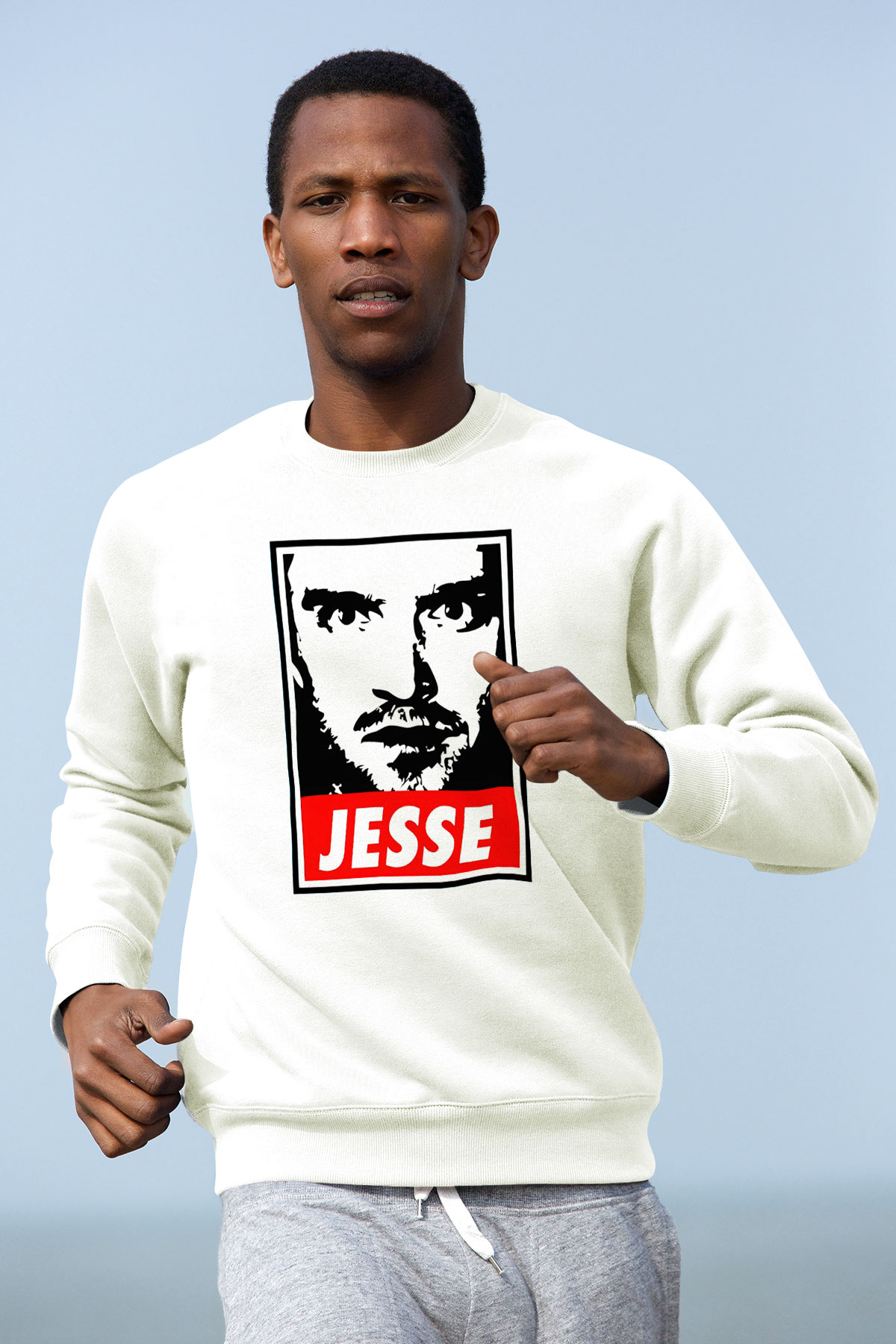 Breaking Bad Heisenberg Beyaz Unisex Sweatshirt
