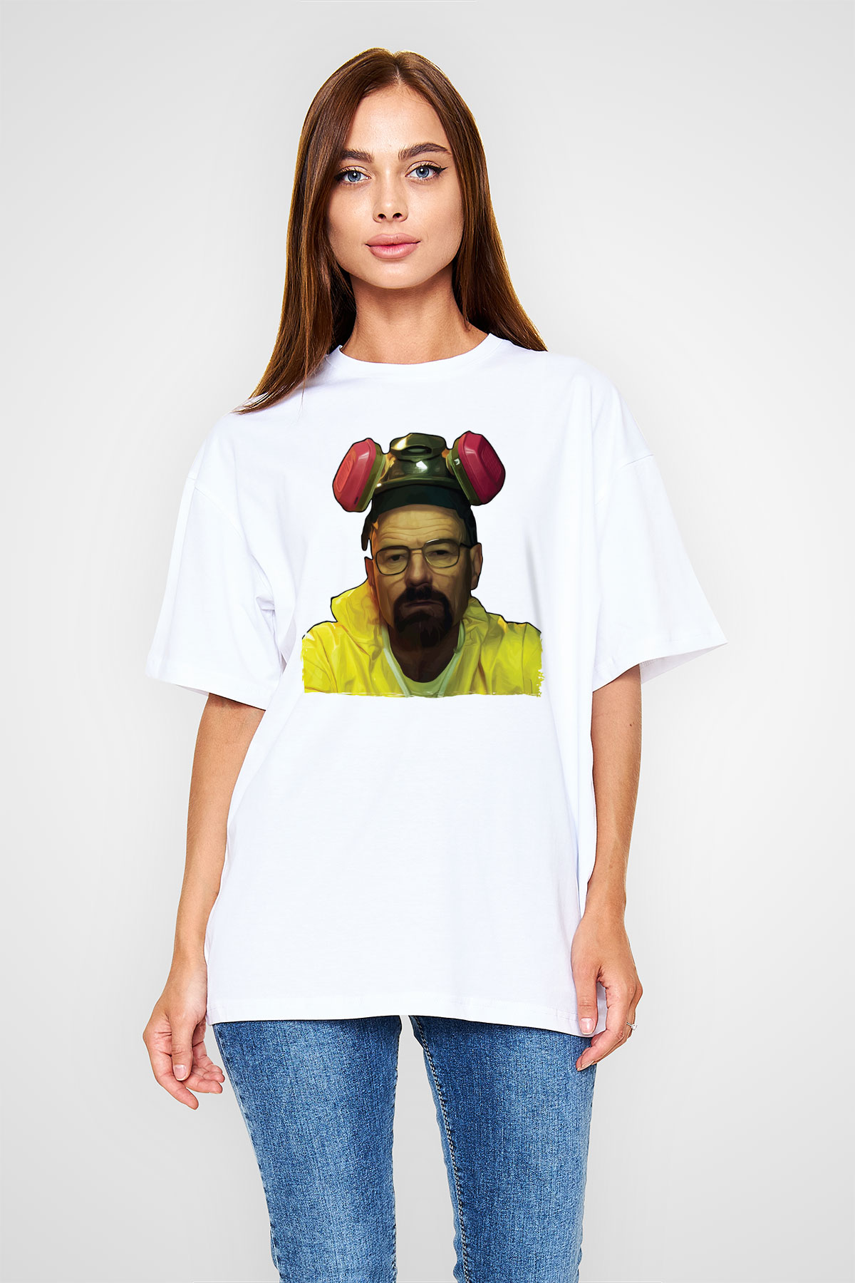 Breaking Bad Heisenberg Beyaz Unisex Tişört T-Shirt