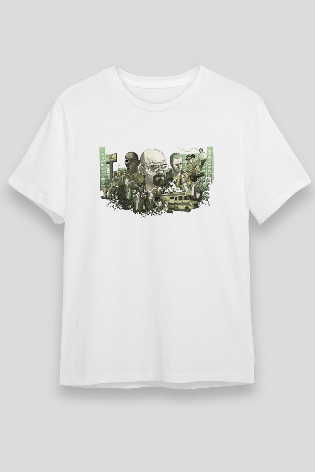 Breaking Bad Heisenberg Beyaz Unisex Tişört T-Shirt
