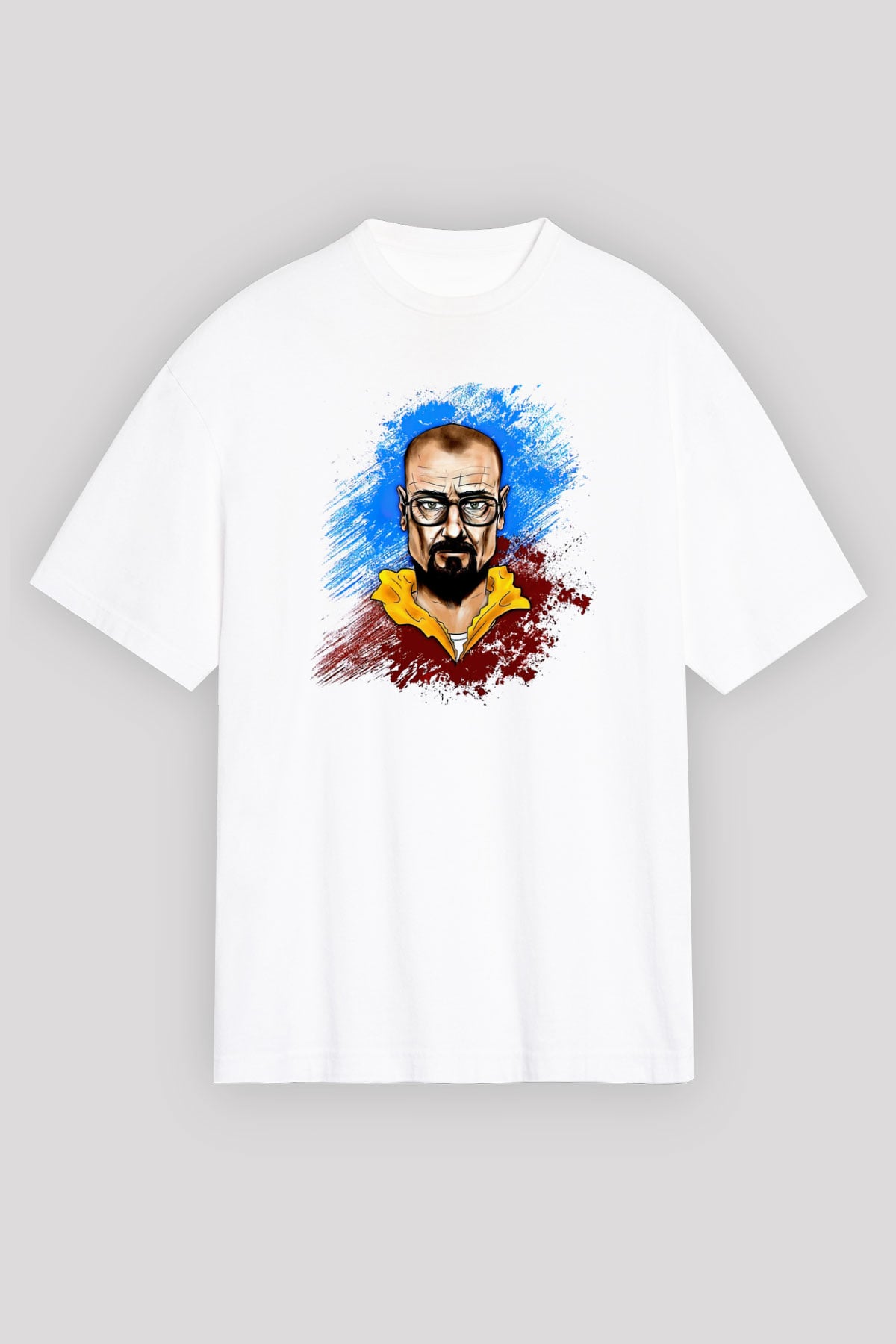 Breaking Bad Heisenberg Beyaz Unisex Tişört T-Shirt