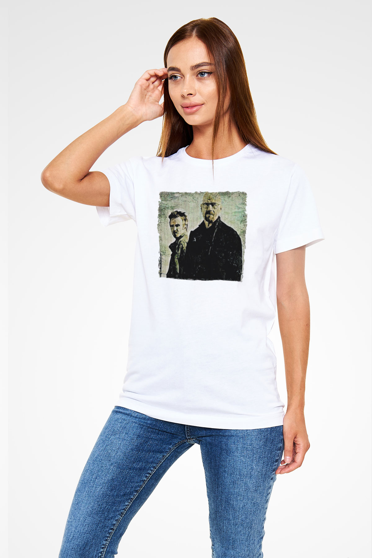 Breaking Bad Heisenberg Beyaz Unisex Tişört T-Shirt