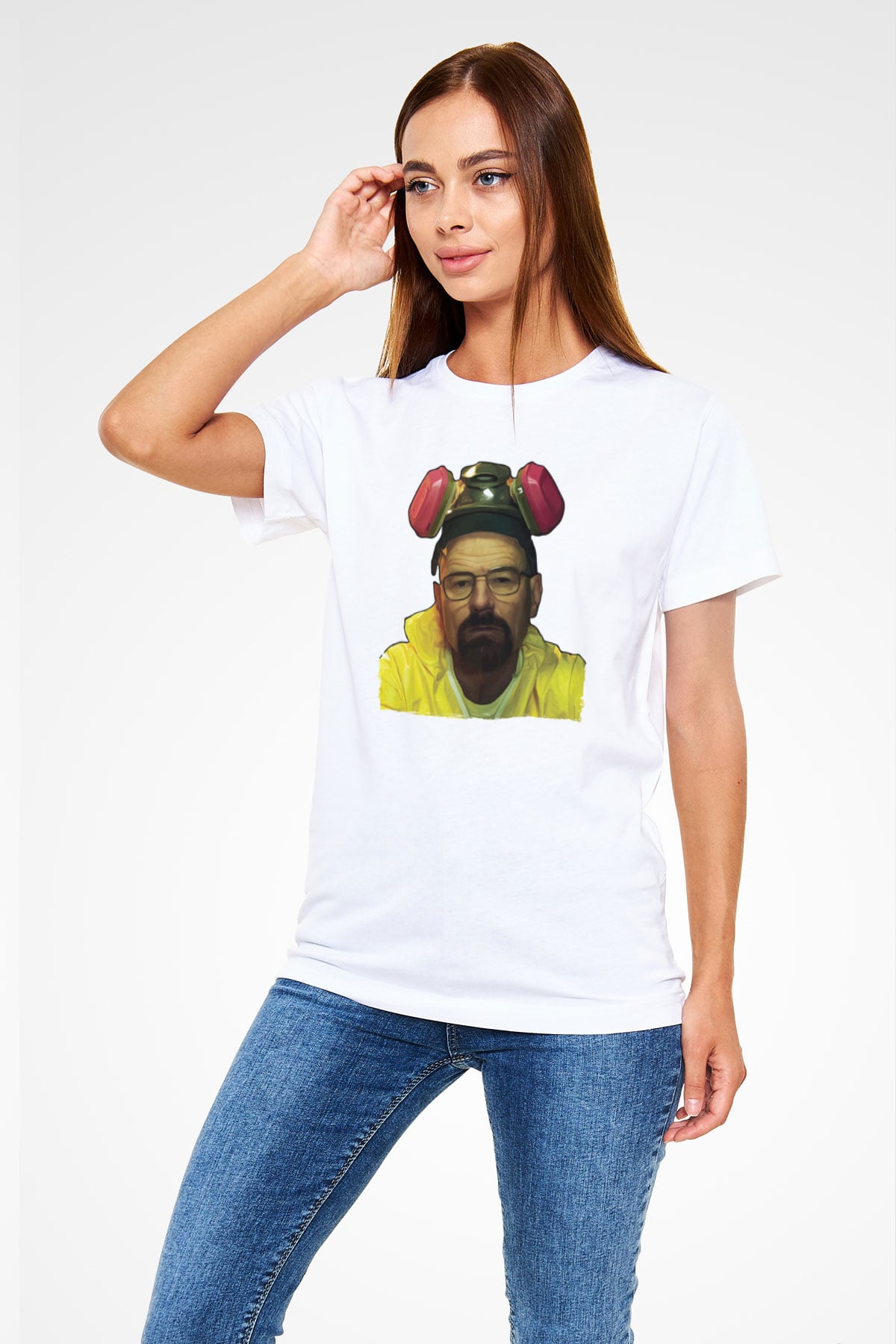 Breaking Bad Heisenberg Beyaz Unisex Tişört T-Shirt