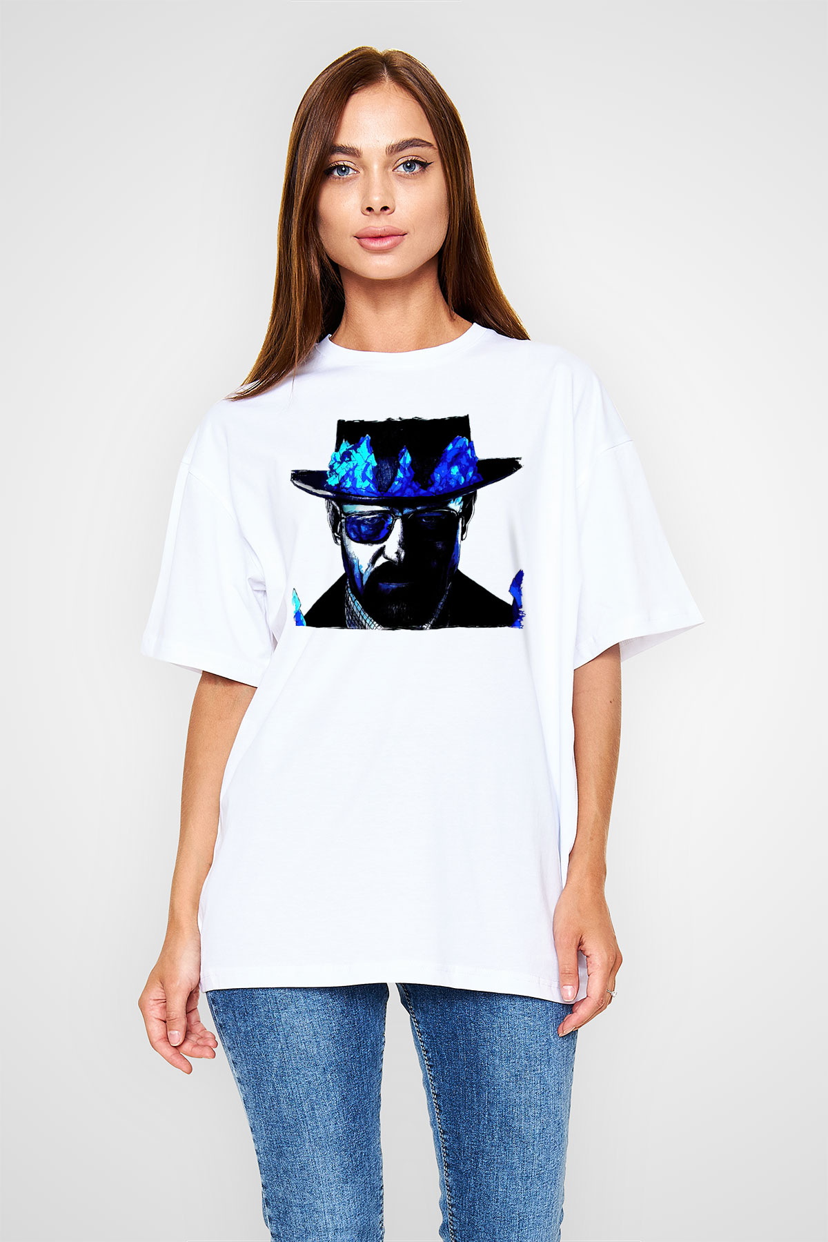 Breaking Bad Heisenberg Beyaz Unisex Tişört T-Shirt