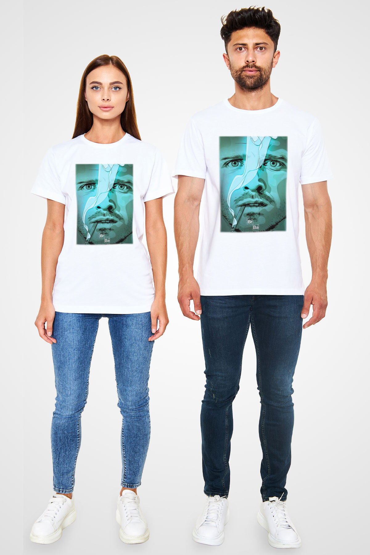 Breaking Bad Heisenberg Beyaz Unisex Tişört T-Shirt