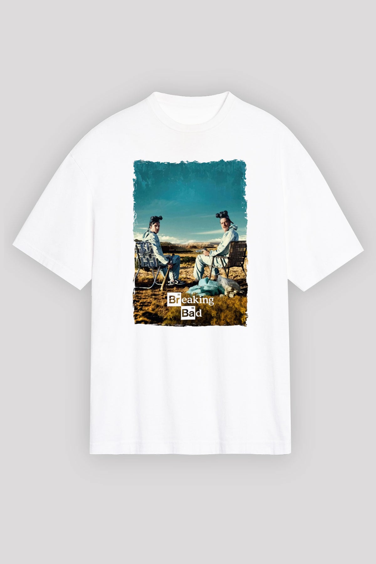 Breaking Bad Heisenberg Beyaz Unisex Tişört T-Shirt