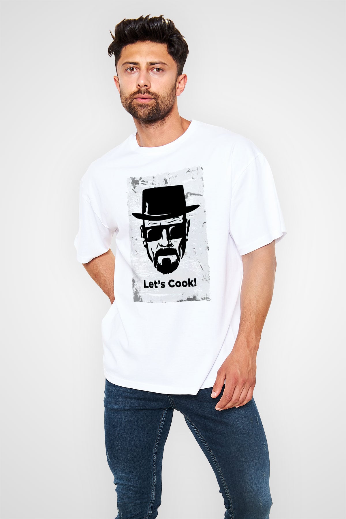 Breaking Bad Heisenberg Beyaz Unisex Tişört T-Shirt