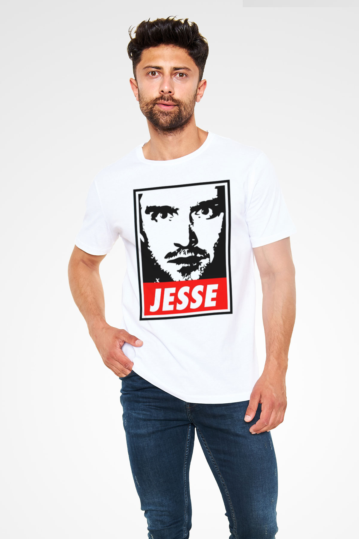 Breaking Bad Heisenberg Beyaz Unisex Tişört T-Shirt