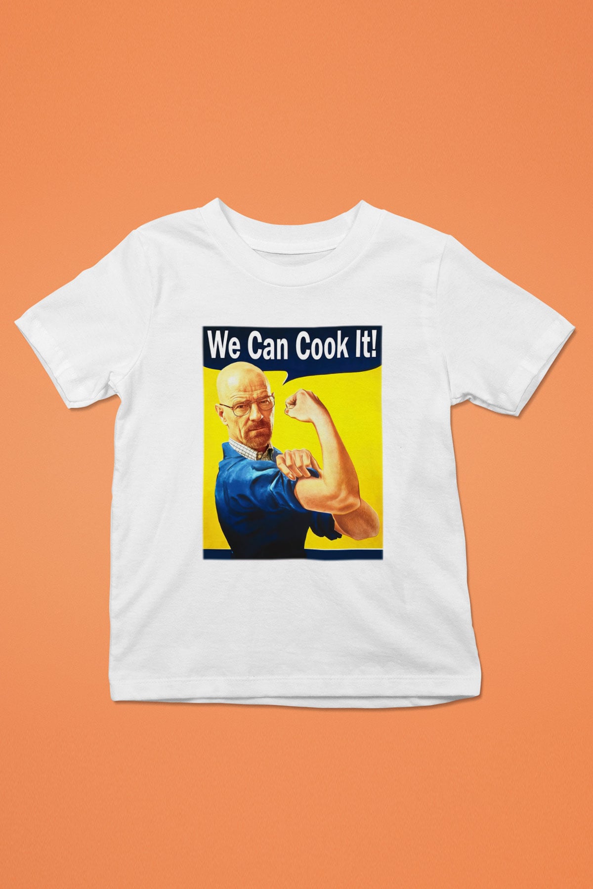 Breaking Bad Heisenberg Cook Baskılı Beyaz Unisex Çocuk Tişört