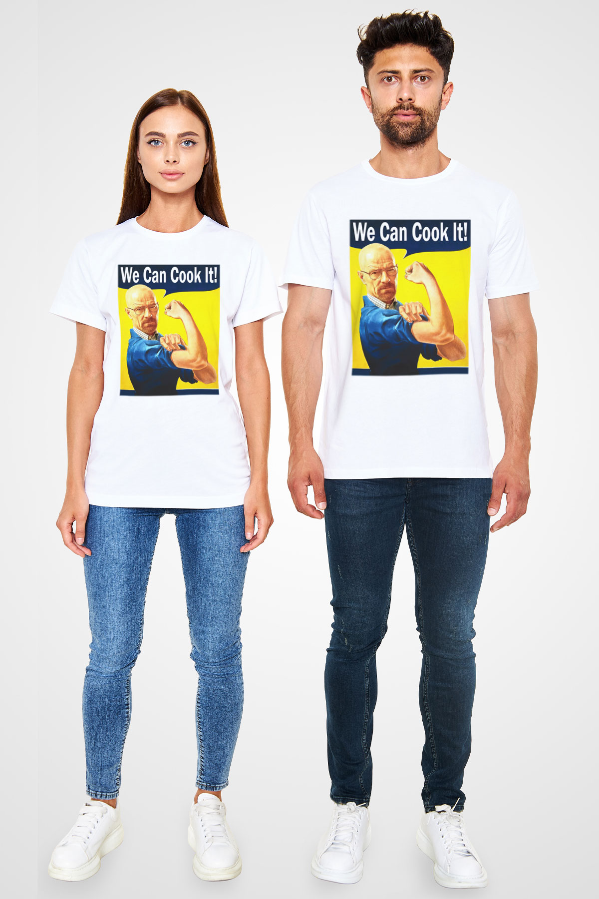 Breaking Bad Heisenberg Cook Beyaz Unisex Tişört T-Shirt