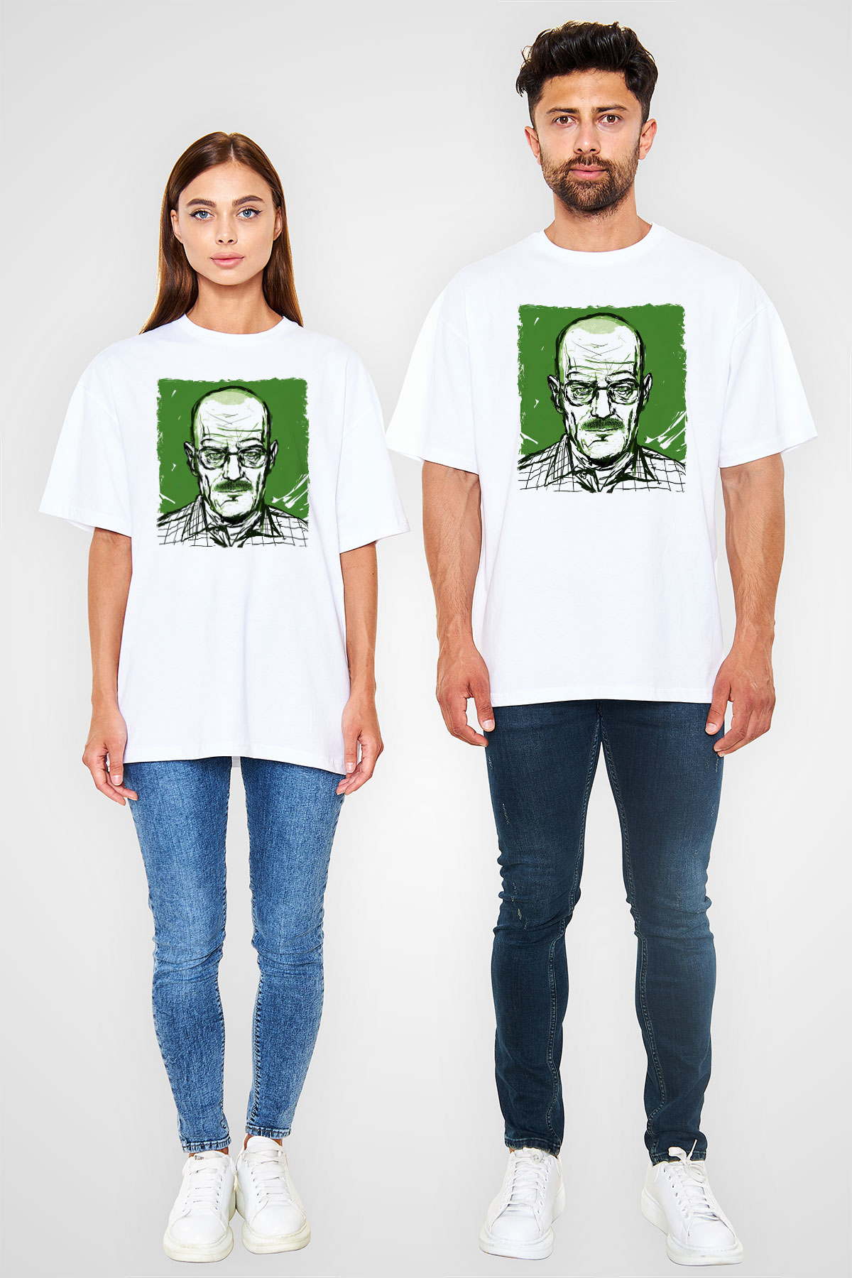 Breaking Bad Heisenberg Hail To The King Beyaz Unisex Tişört T-Shirt