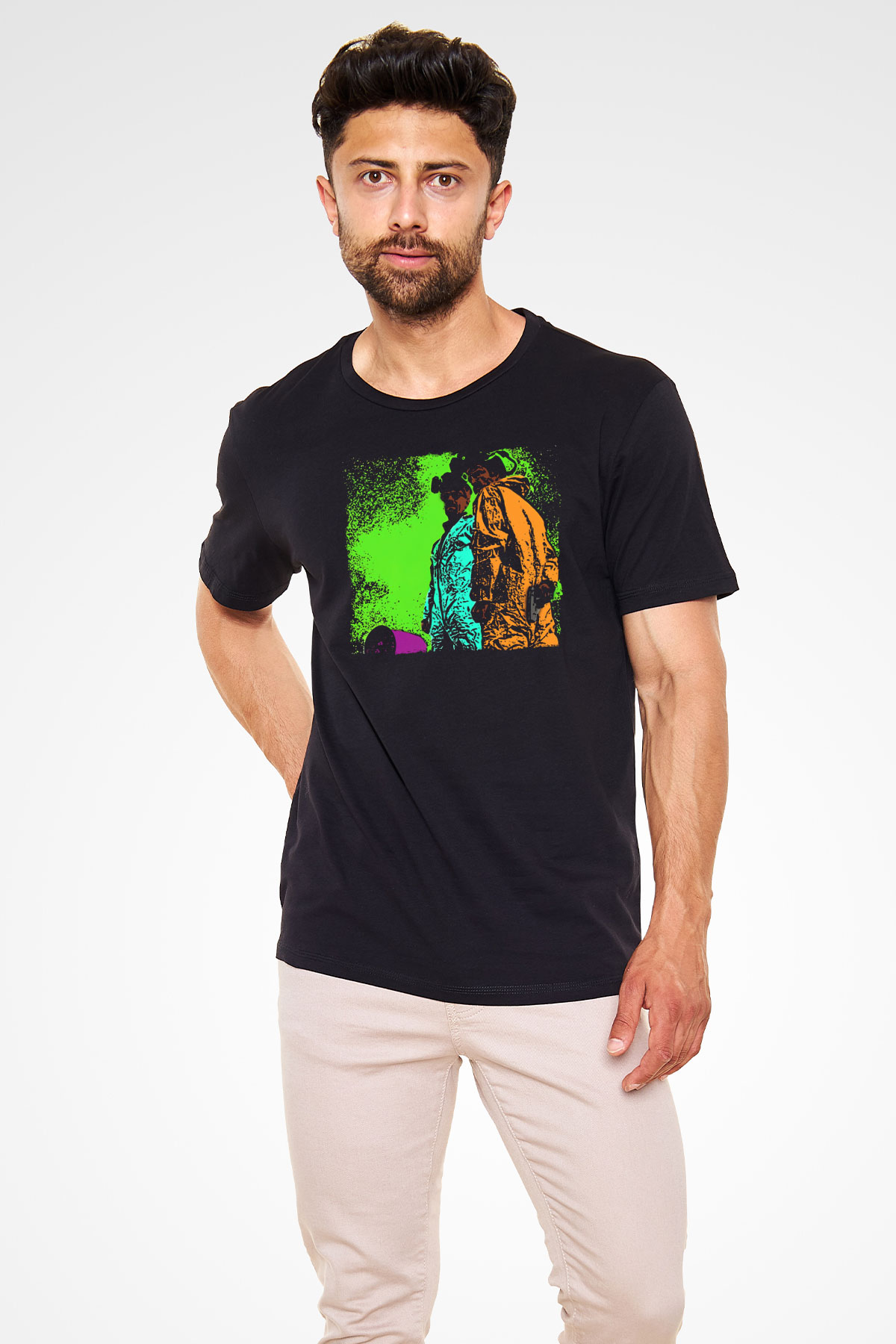 Breaking Bad Heisenberg Mr. White Siyah Unisex Tişört T-Shirt