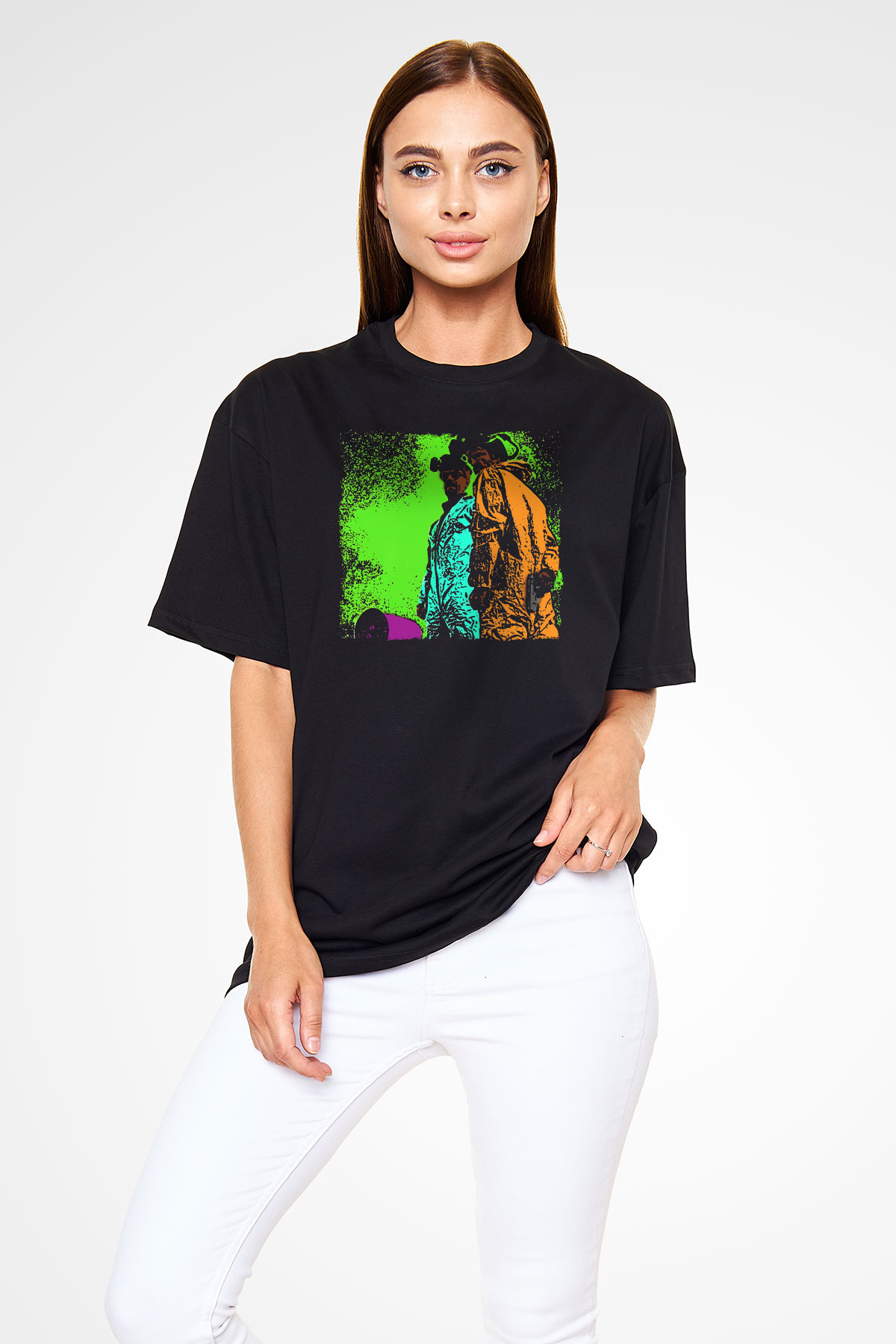 Breaking Bad Heisenberg Mr. White Siyah Unisex Tişört T-Shirt