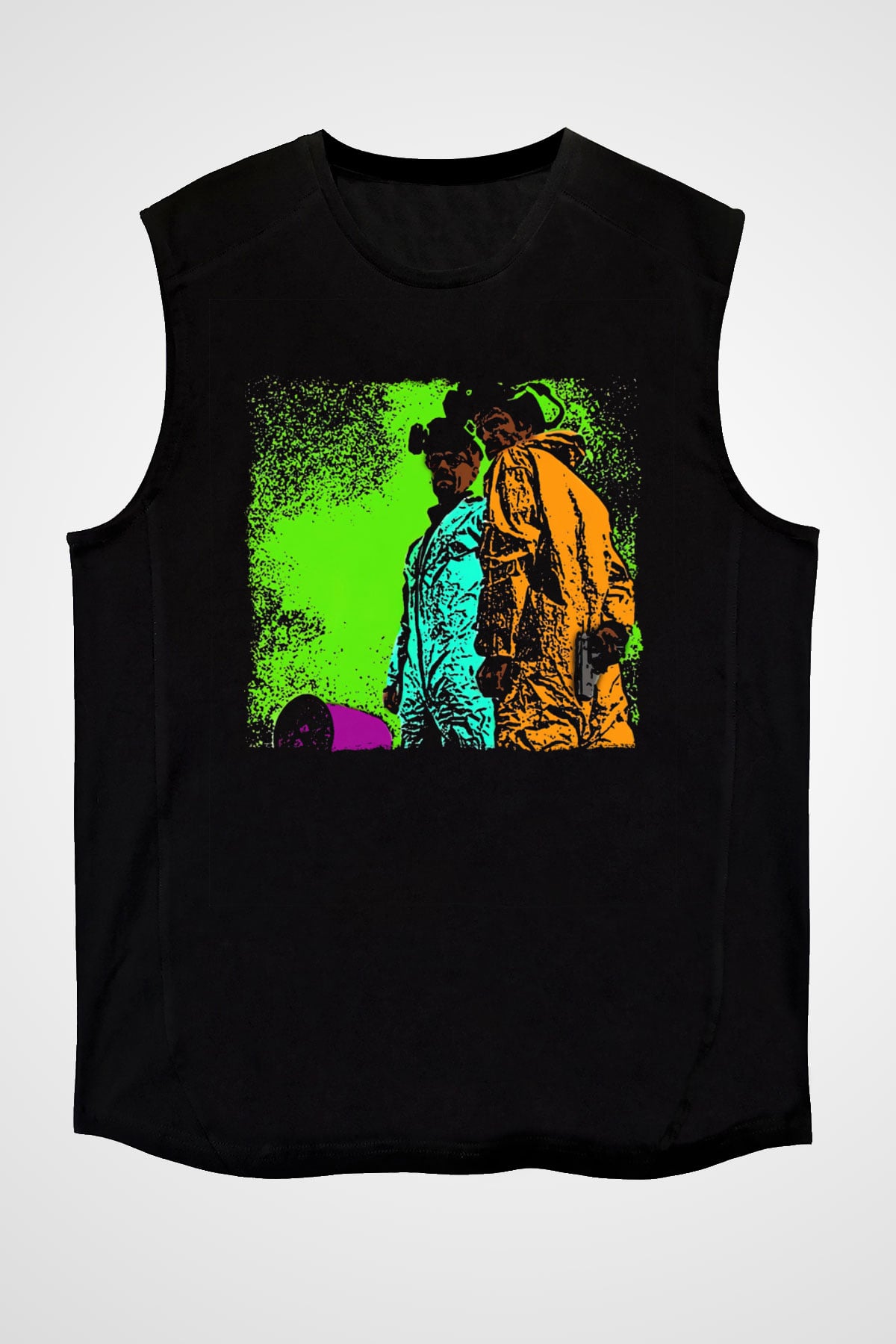 Breaking Bad Heisenberg Mr. White Siyah Unisex Kolsuz Tişört