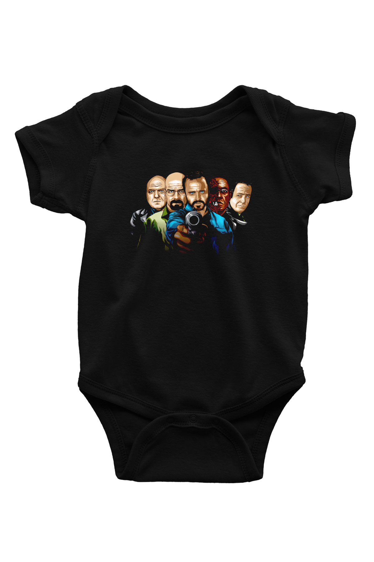 Breaking Bad Heisenberg Siyah Bebek Body - Zıbın