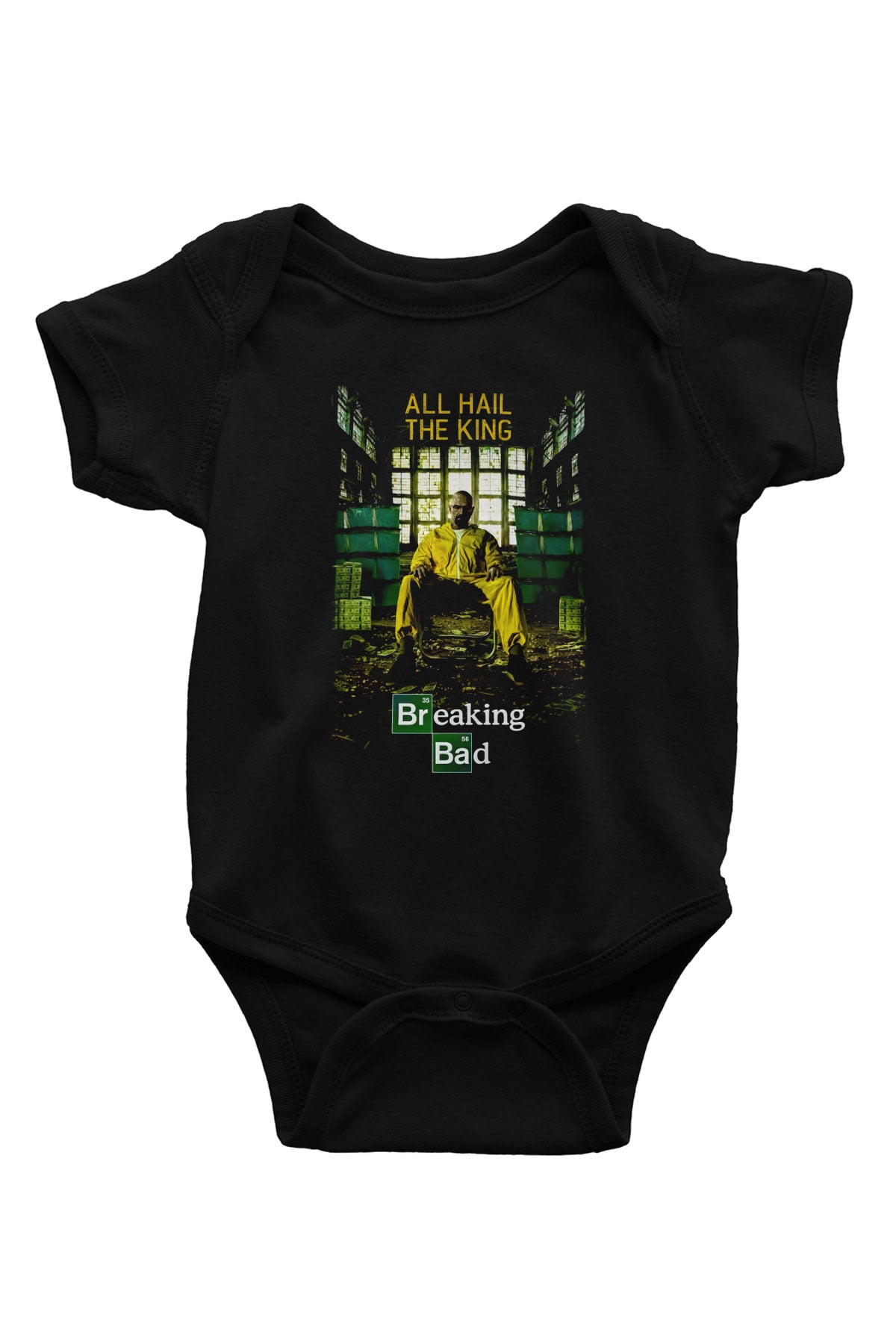 Breaking Bad Heisenberg Siyah Bebek Body - Zıbın