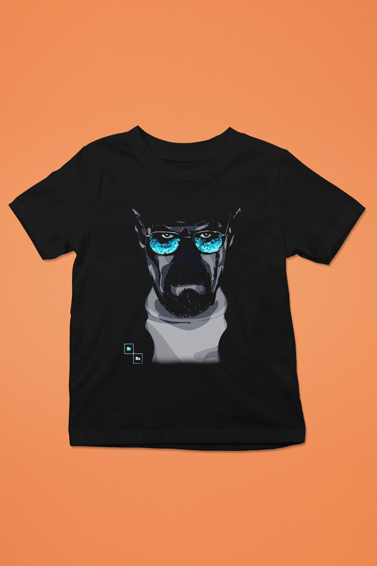 Breaking Bad Heisenberg Siyah Unisex Çocuk Tişört