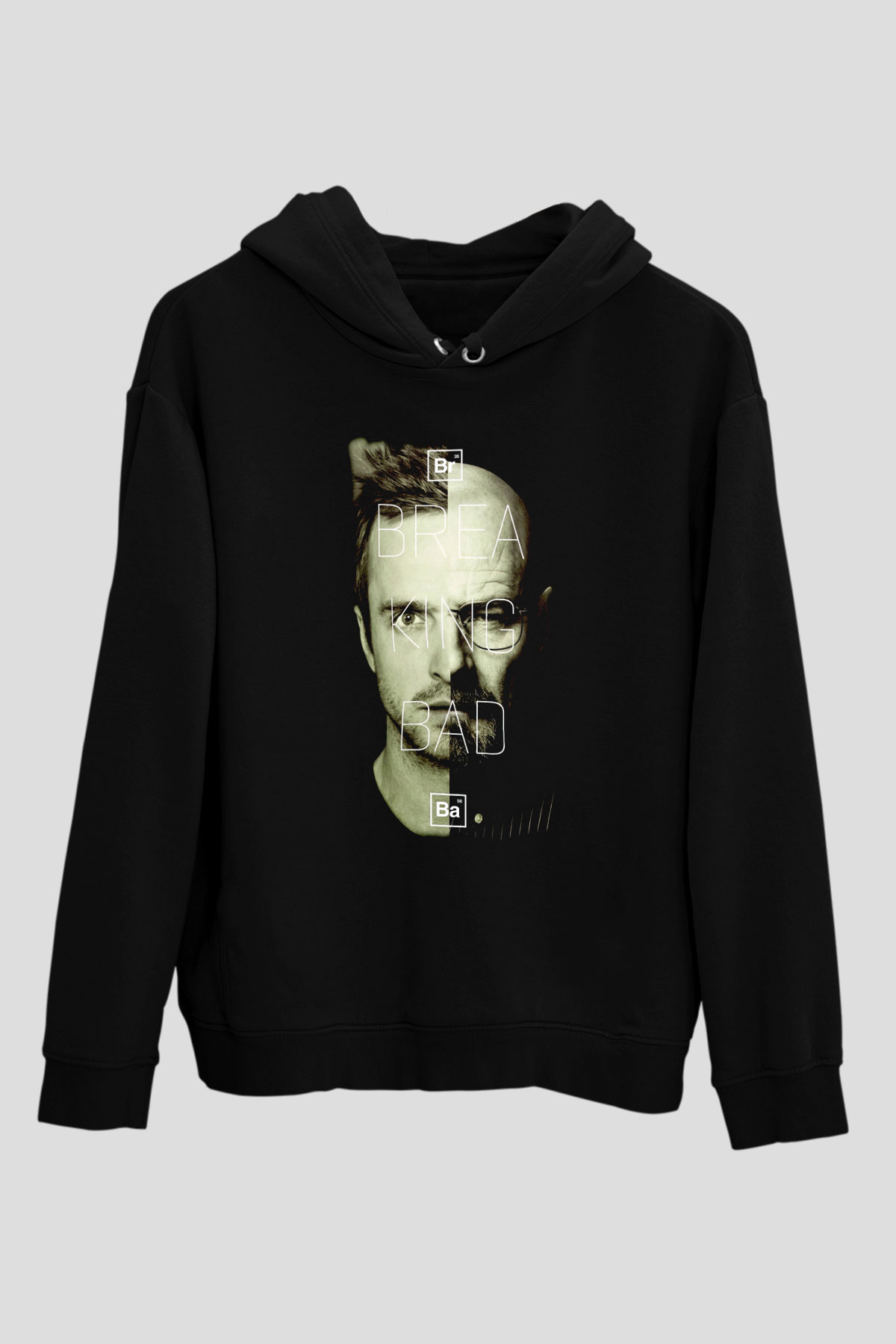 Breaking Bad Heisenberg Siyah Unisex Hoodie